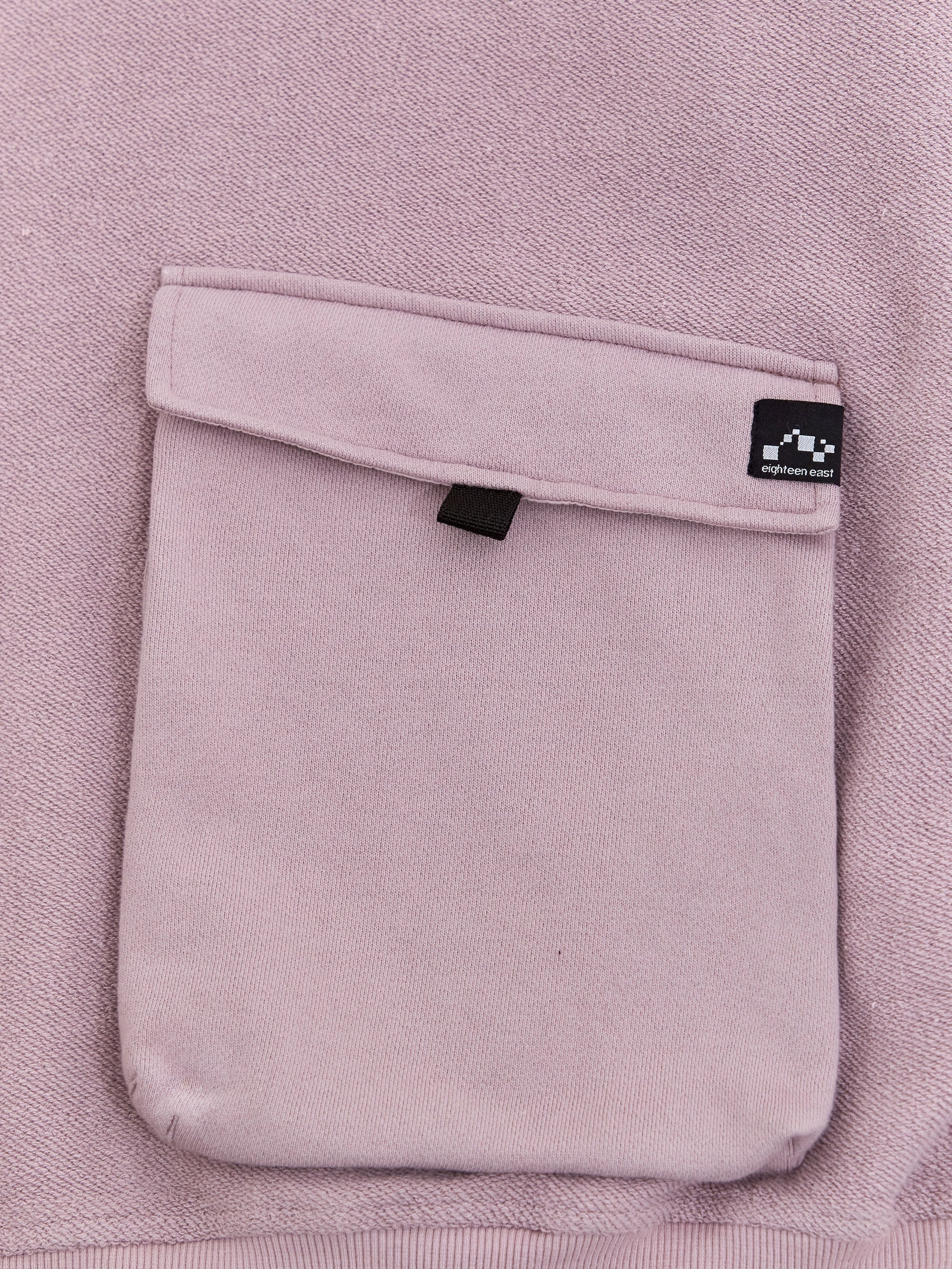 18 East x Goodhood Eastac Hooded Sweatshirt - Mauve - Image 5