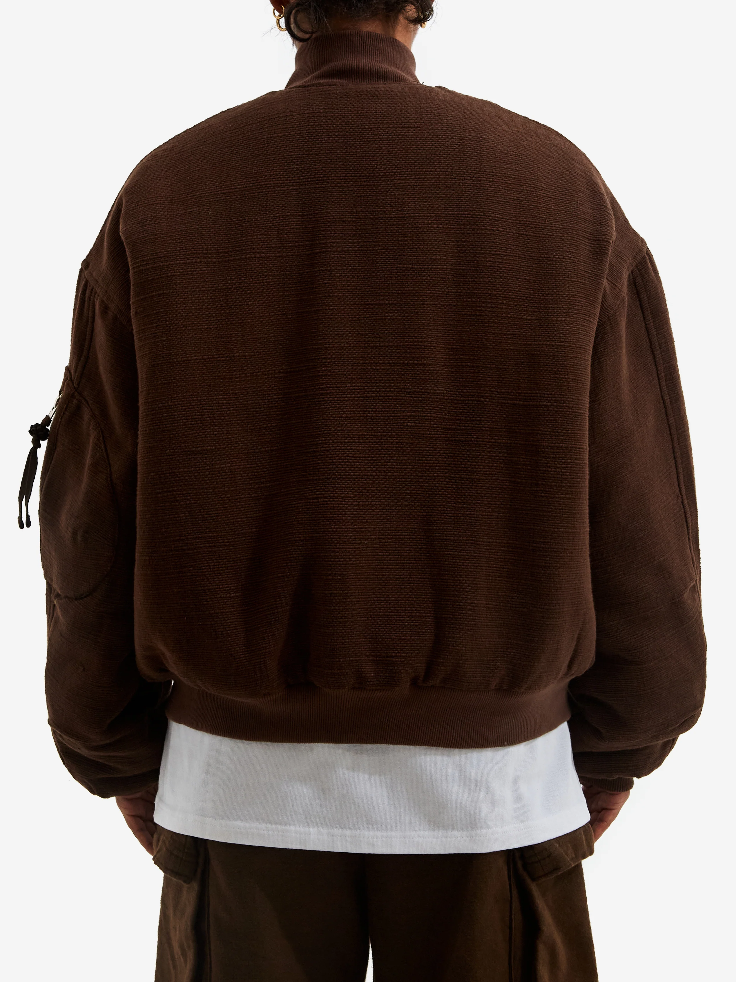 18 East x Goodhood Flight Jacket - Khaki - Image 12
