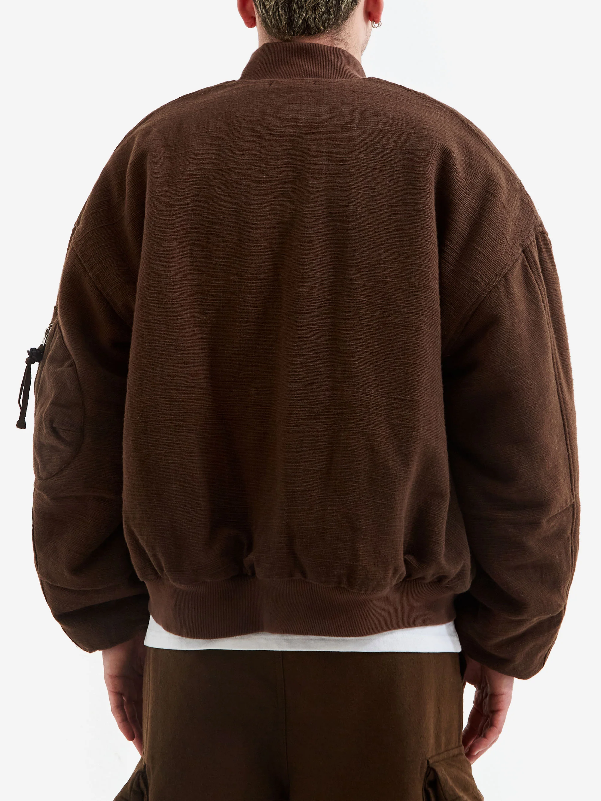 18 East x Goodhood Flight Jacket - Khaki - Image 7