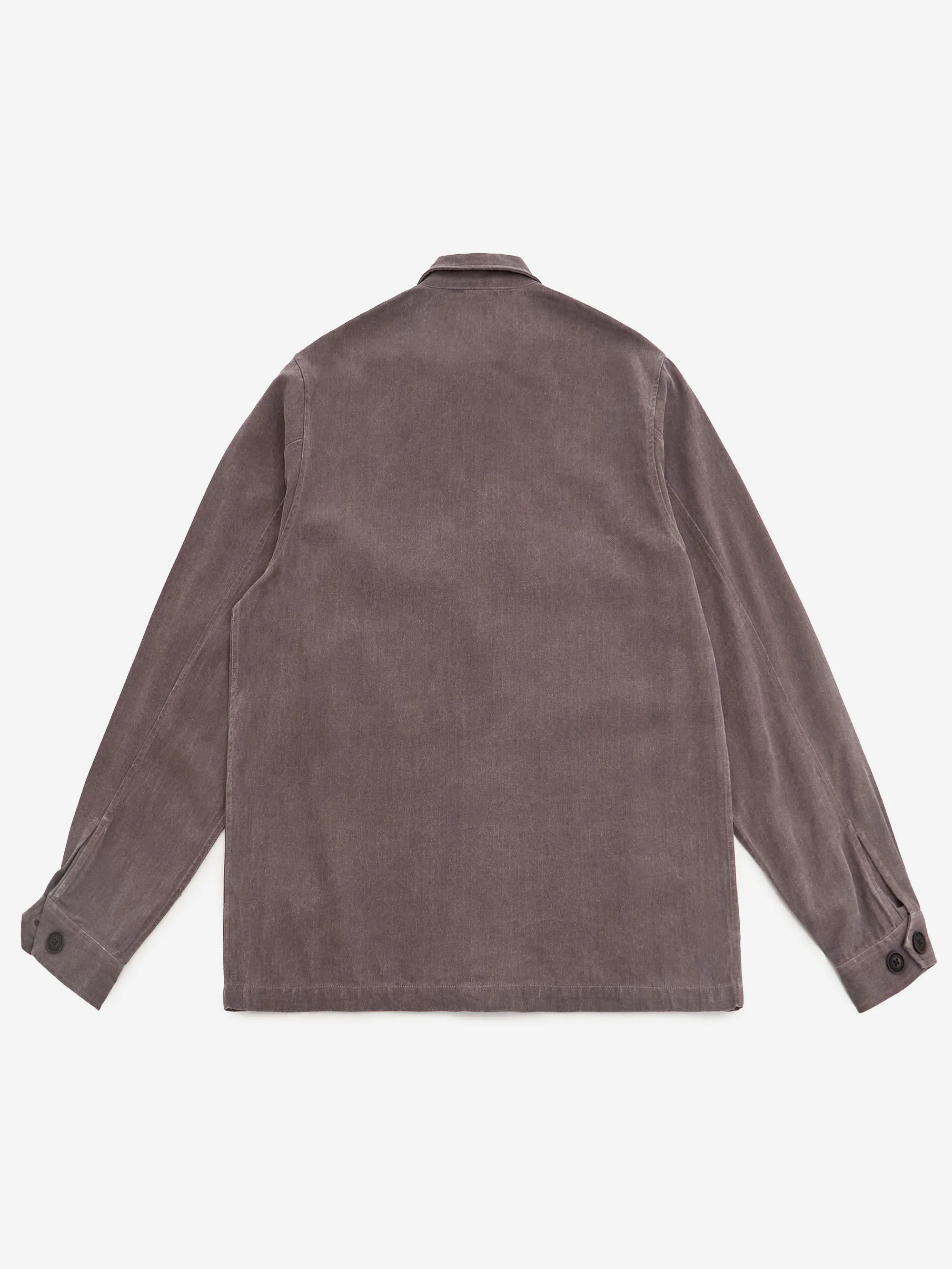 18 East x Goodhood Full Zip Caleb Shirt - Mauve - Image 5