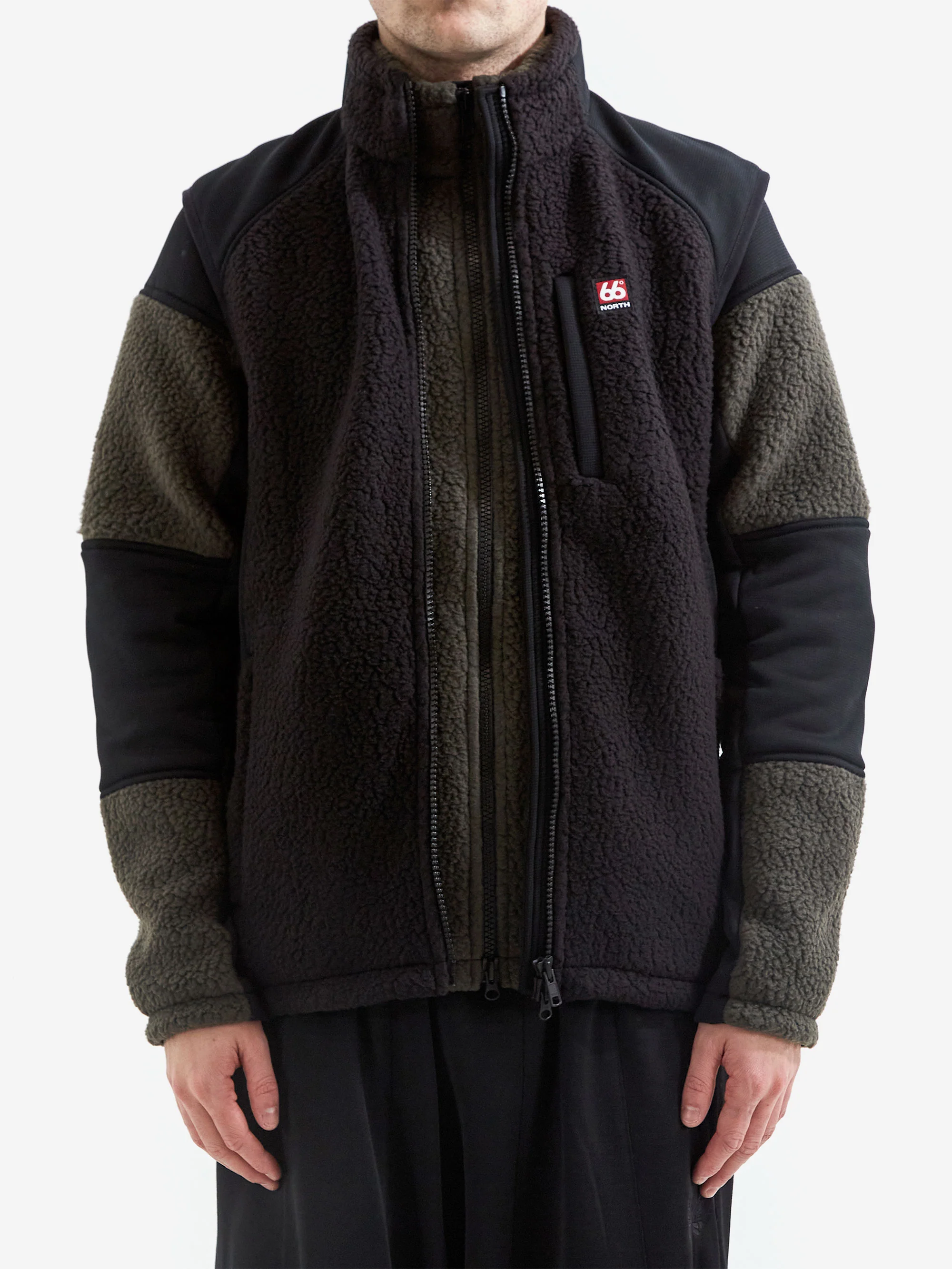 66° North Tindur Sherling Vest - Black - Image 2