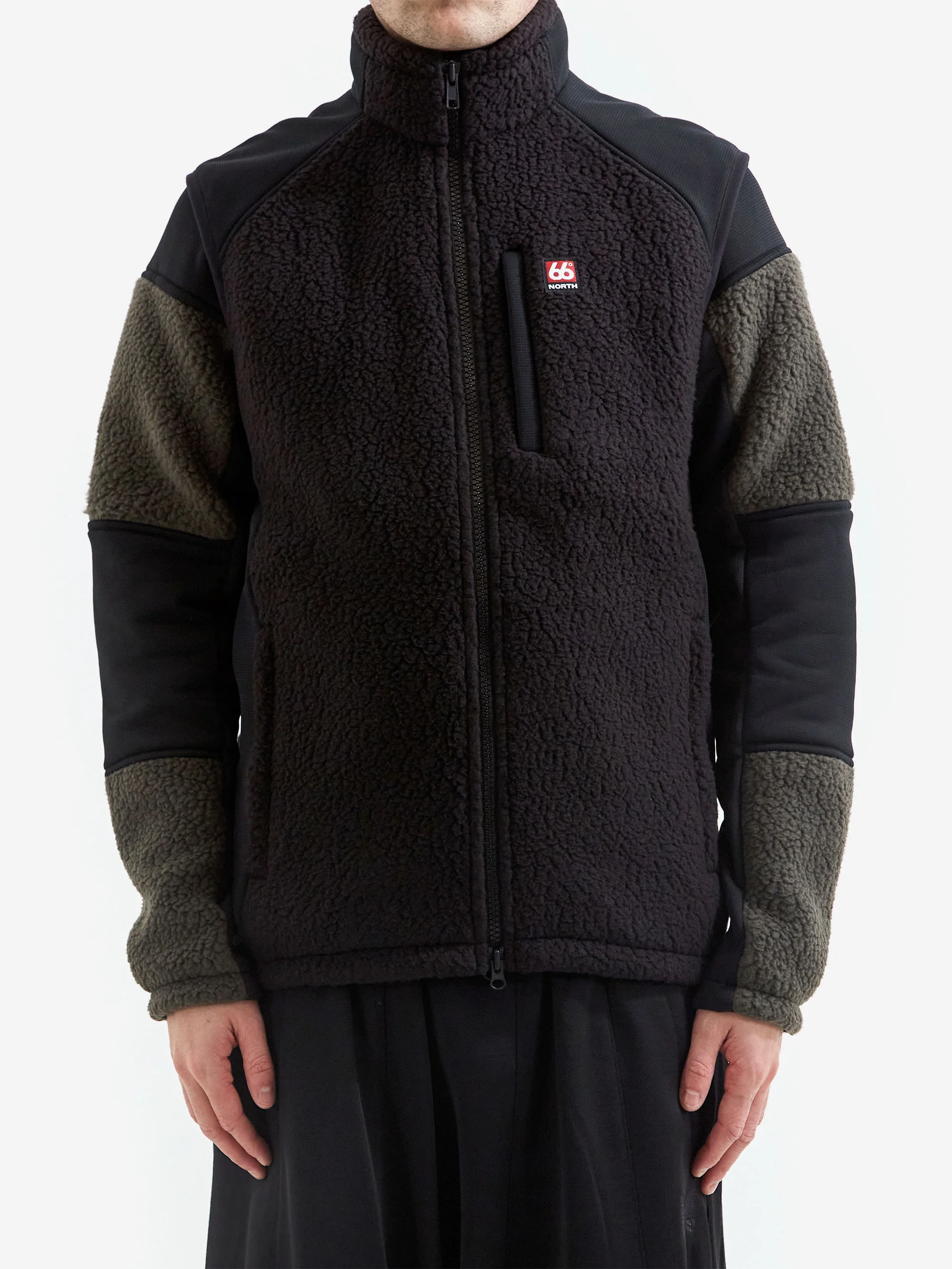 66° North Tindur Sherling Vest - Black - Image 3