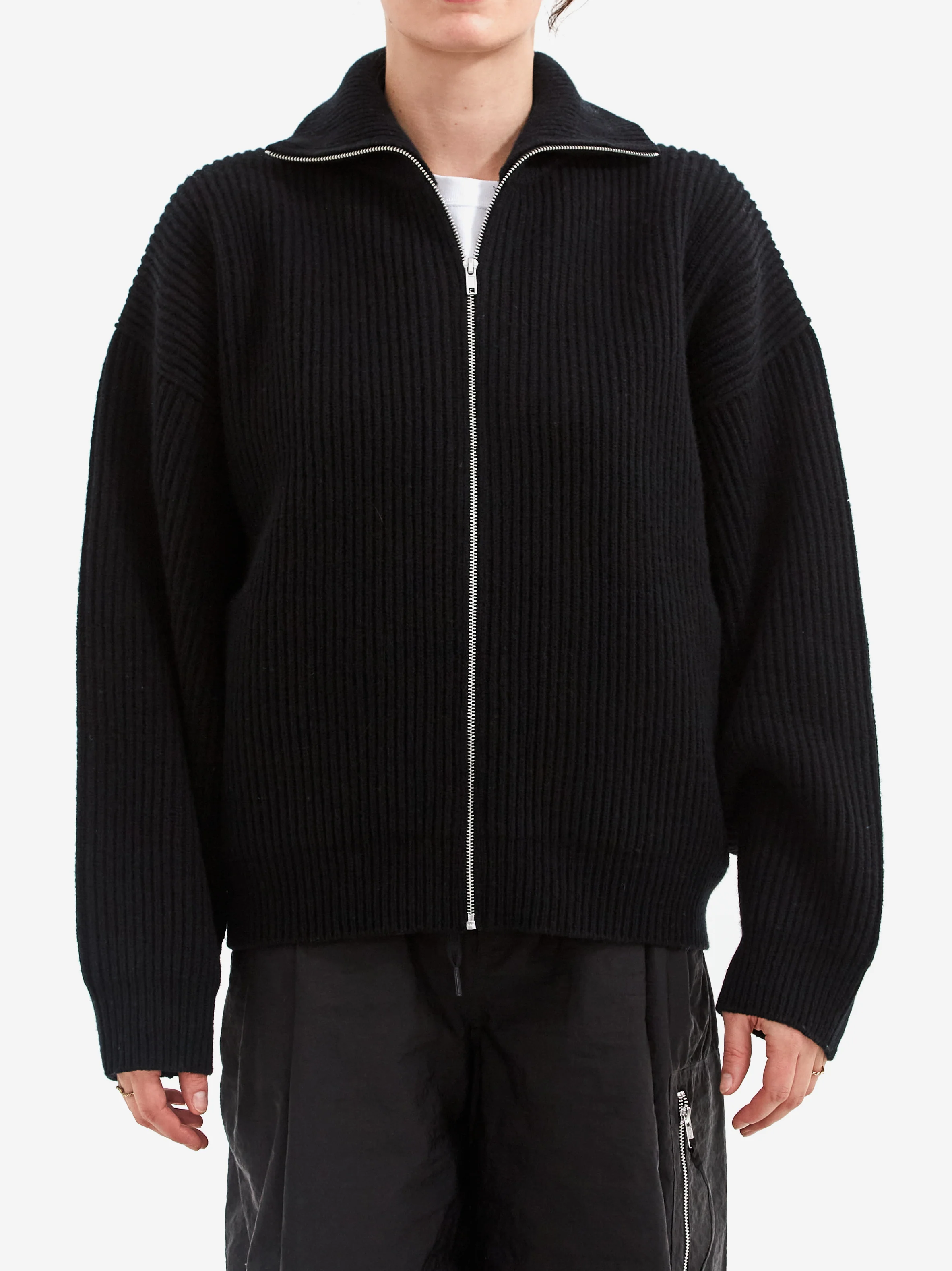 66° North Vonarstraeti Zipped Sweater - Black