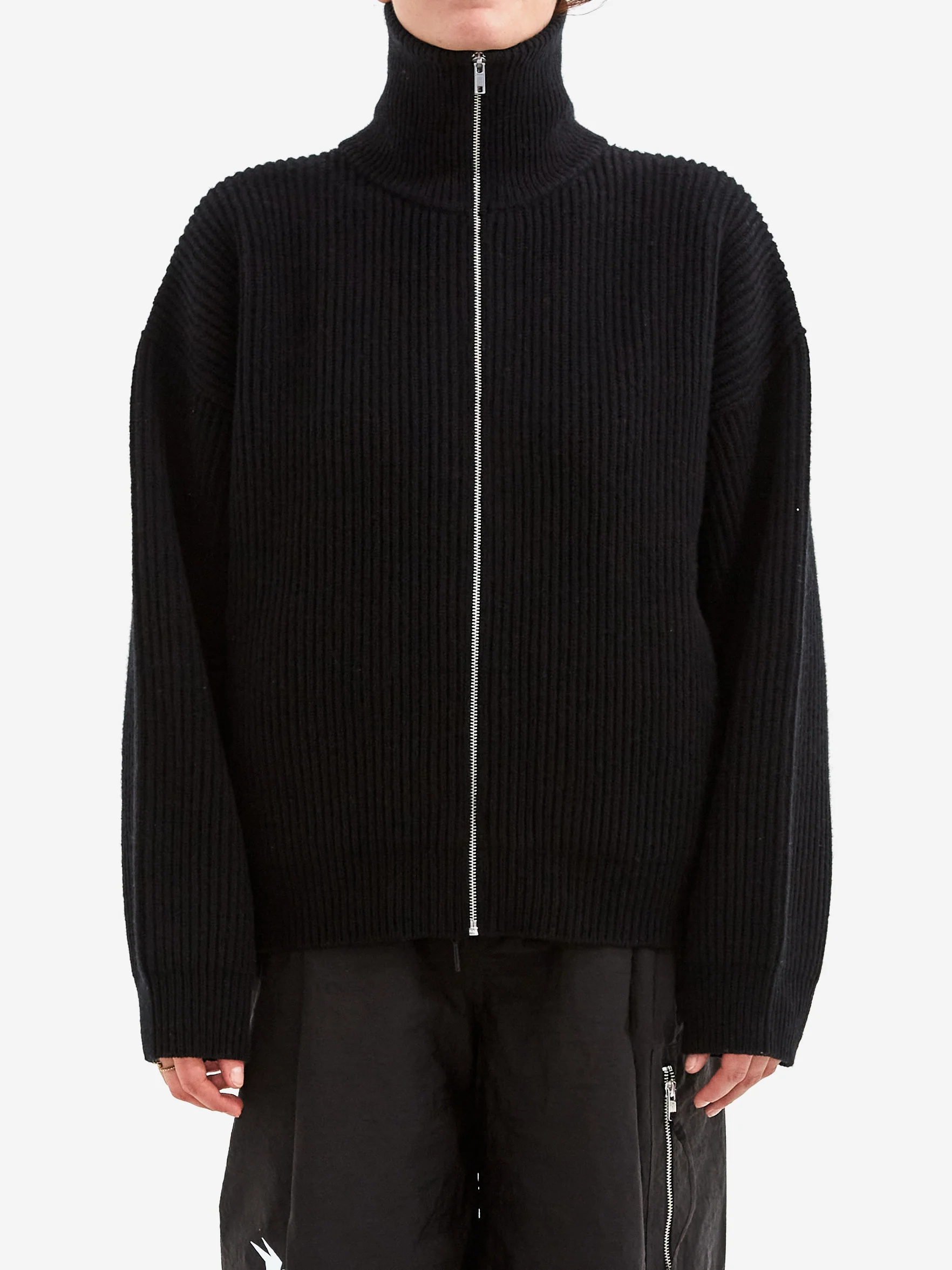 66° North Vonarstraeti Zipped Sweater - Black - Image 3