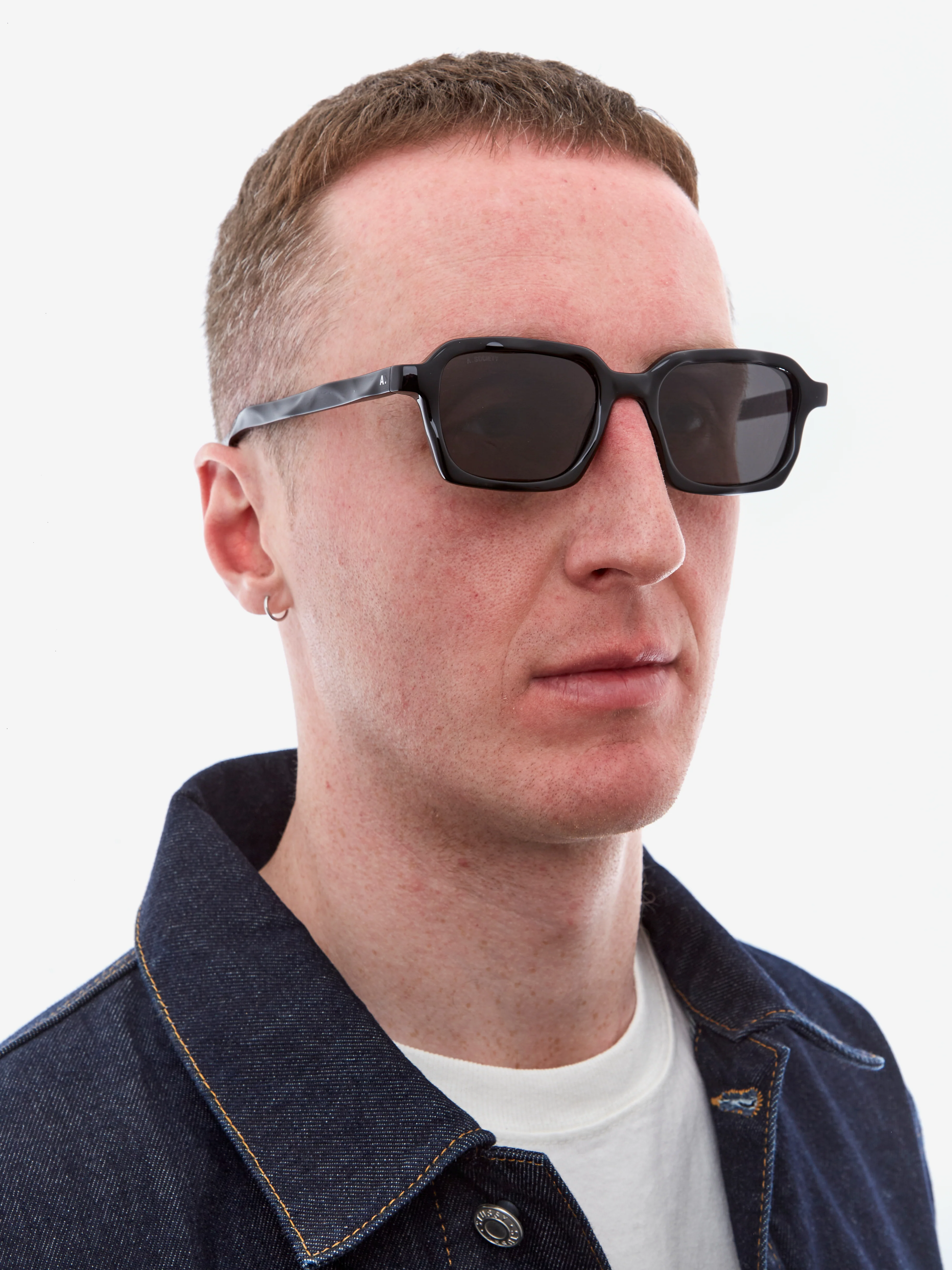 A.SOCIETY Kimmy Sunglasses  - Black/Grey - Image 4