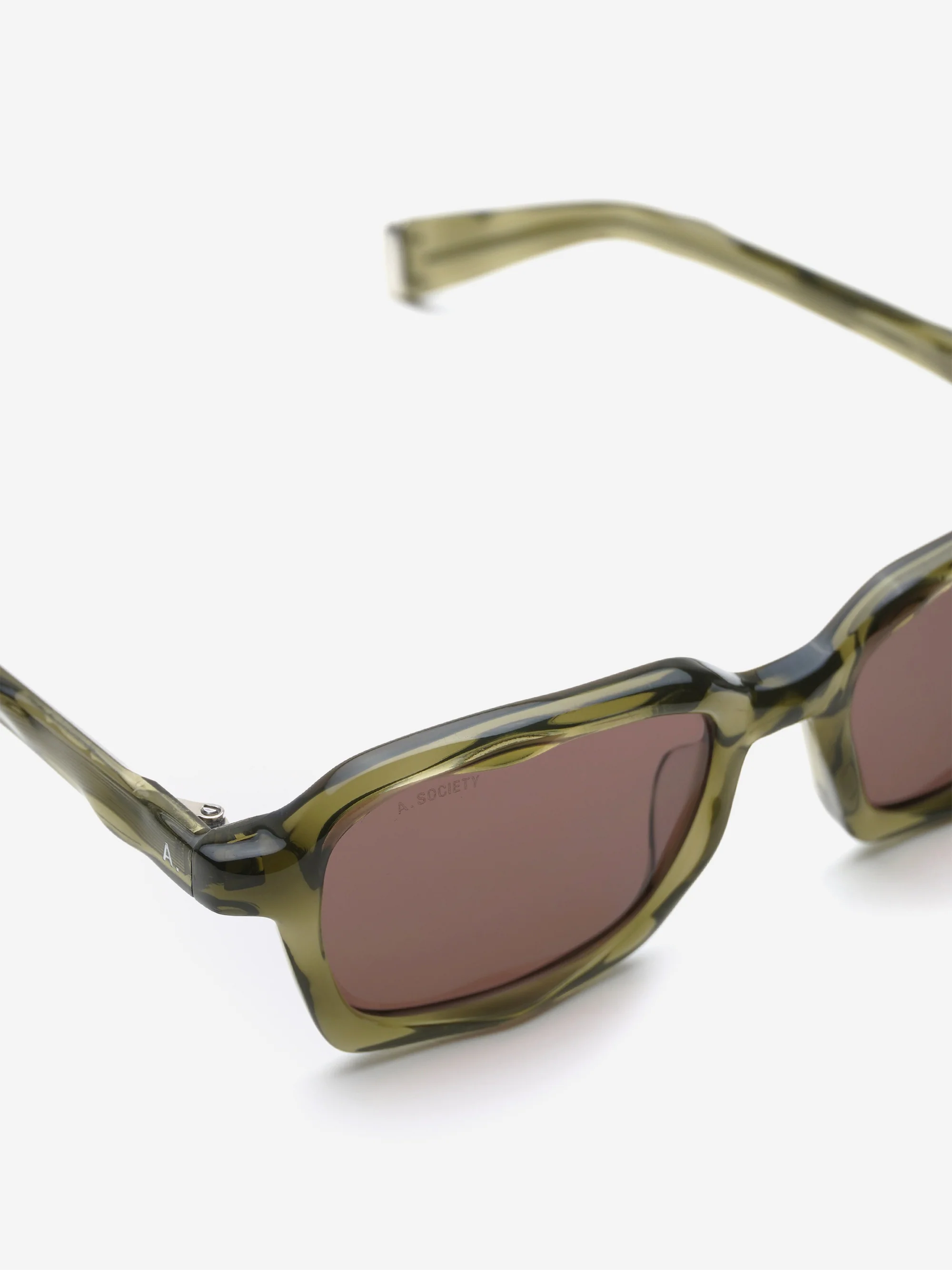 A.SOCIETY Kimmy Sunglasses  - Green/Brown - Image 3