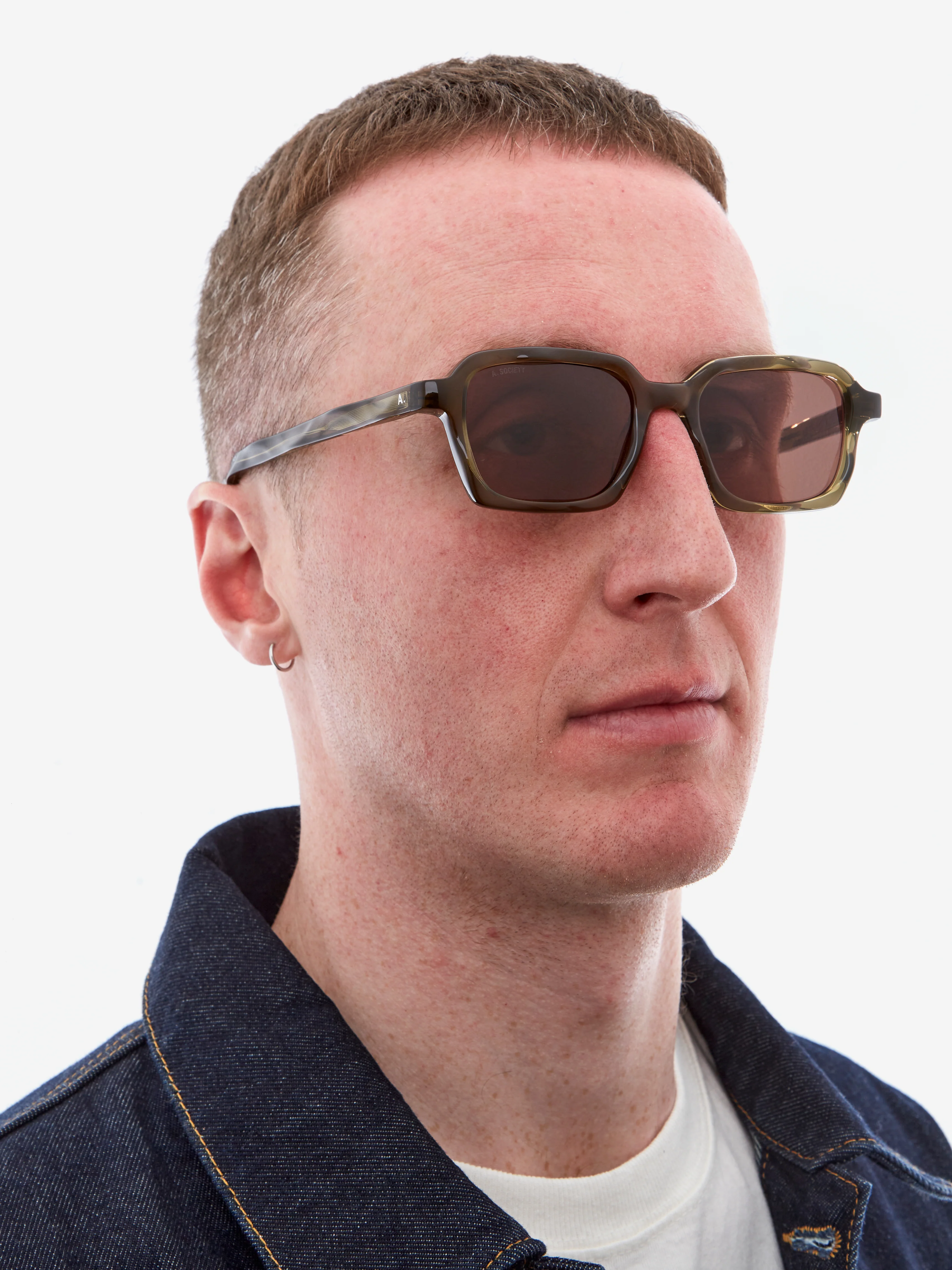 A.SOCIETY Kimmy Sunglasses  - Green/Brown - Image 4