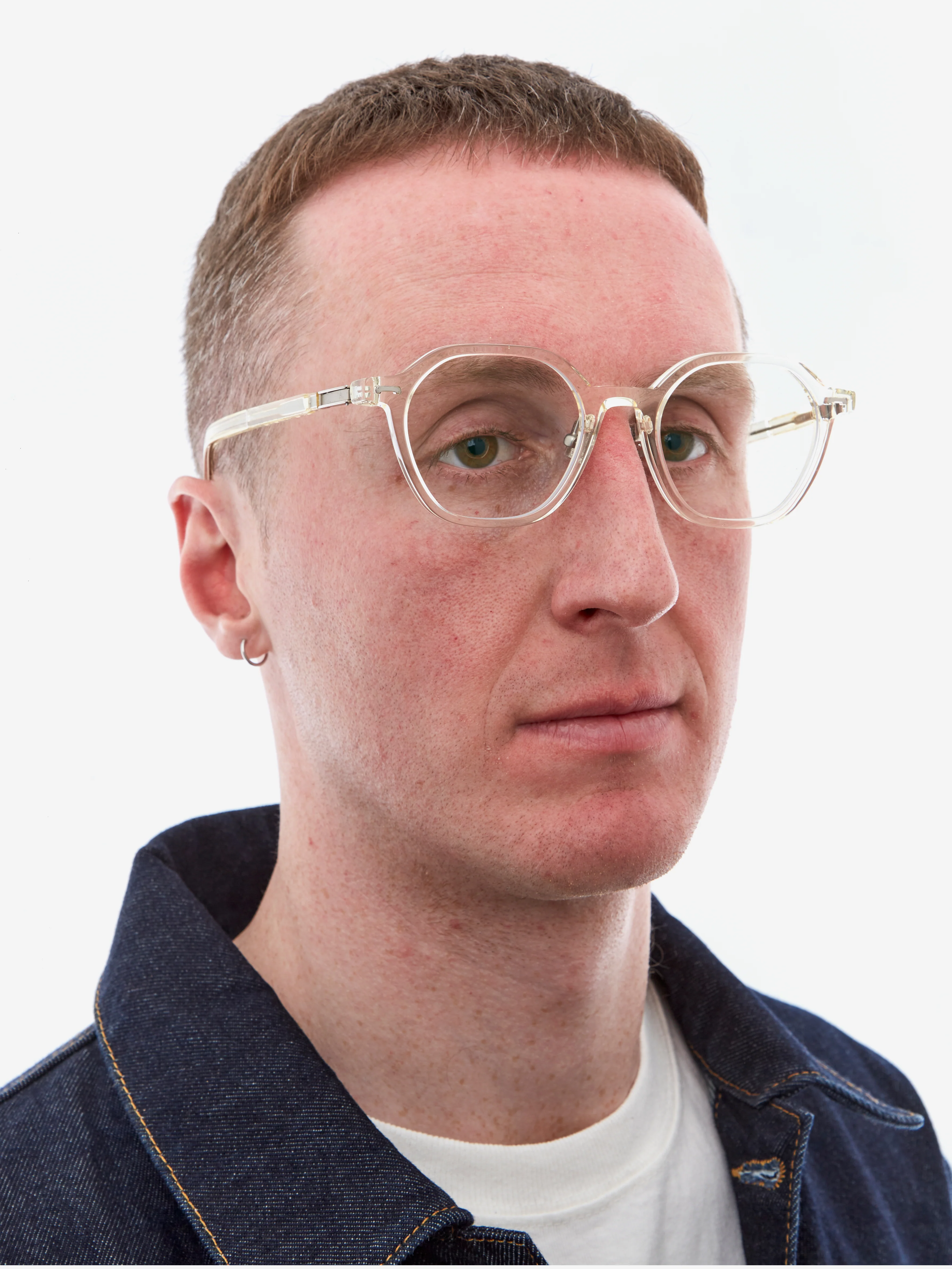 A.SOCIETY Moss Sunglasses - Honey-Silver/Blue Blocking Lens & Grey Clip on Sun - Image 6