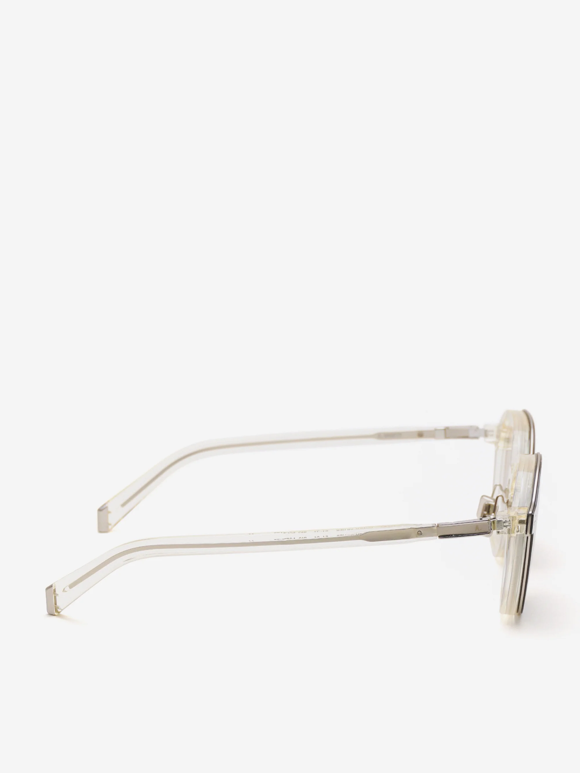 A.SOCIETY Moss Sunglasses - Honey-Silver/Blue Blocking Lens & Grey Clip on Sun - Image 7