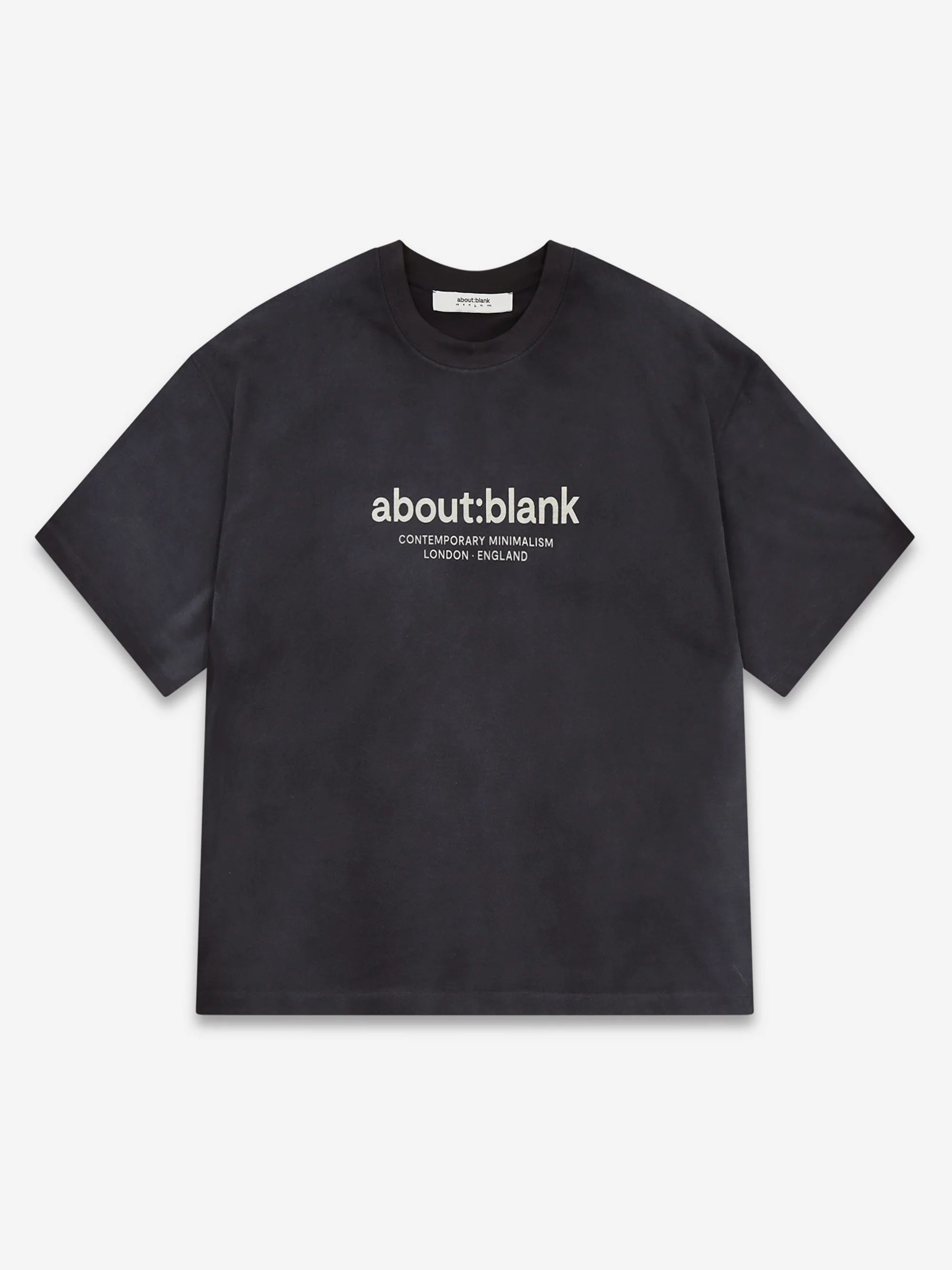 about:blank Discharge T-Shirt - Black
