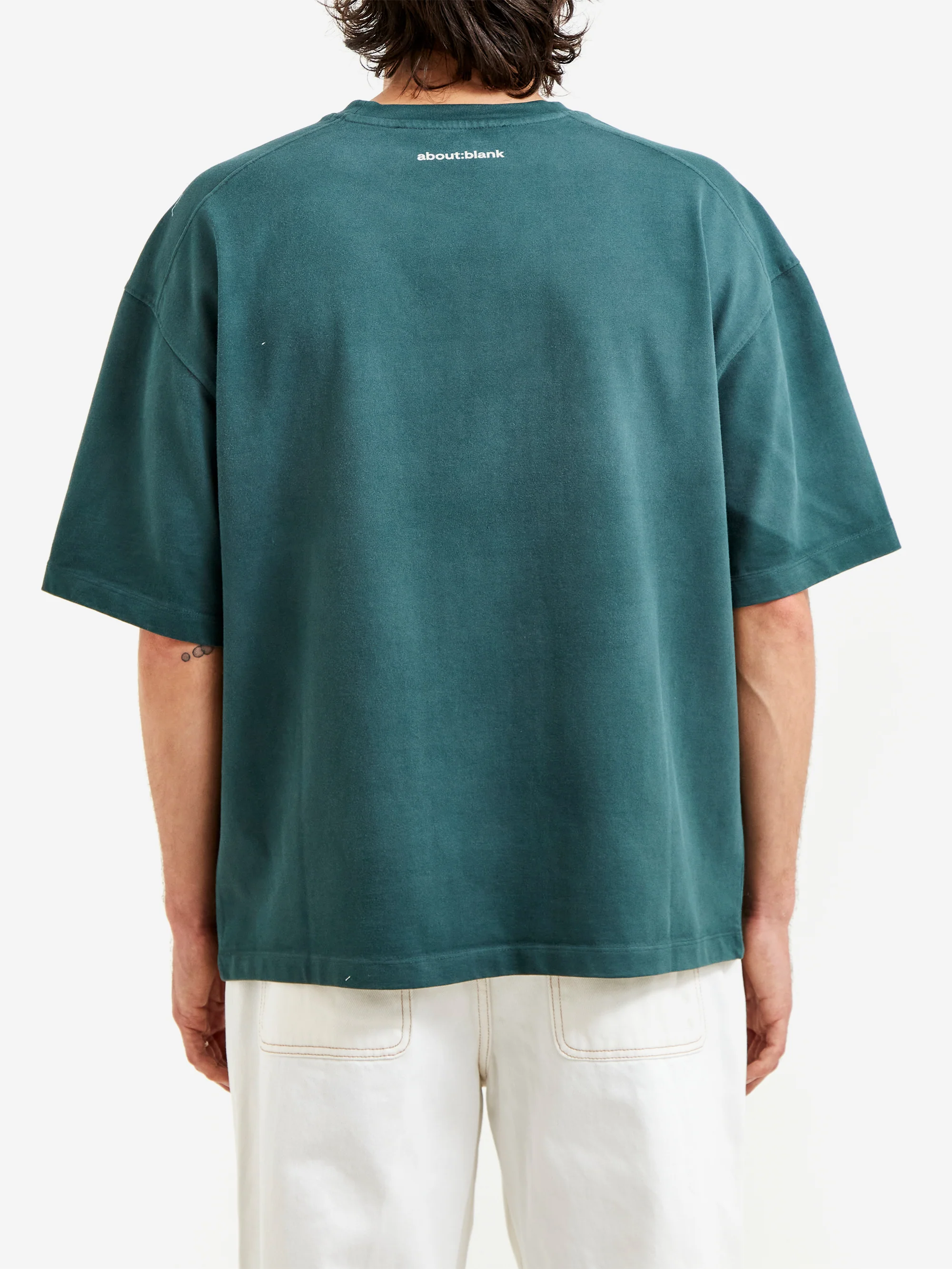 about:blank Discharge T-Shirt - Epsom Green - Image 6