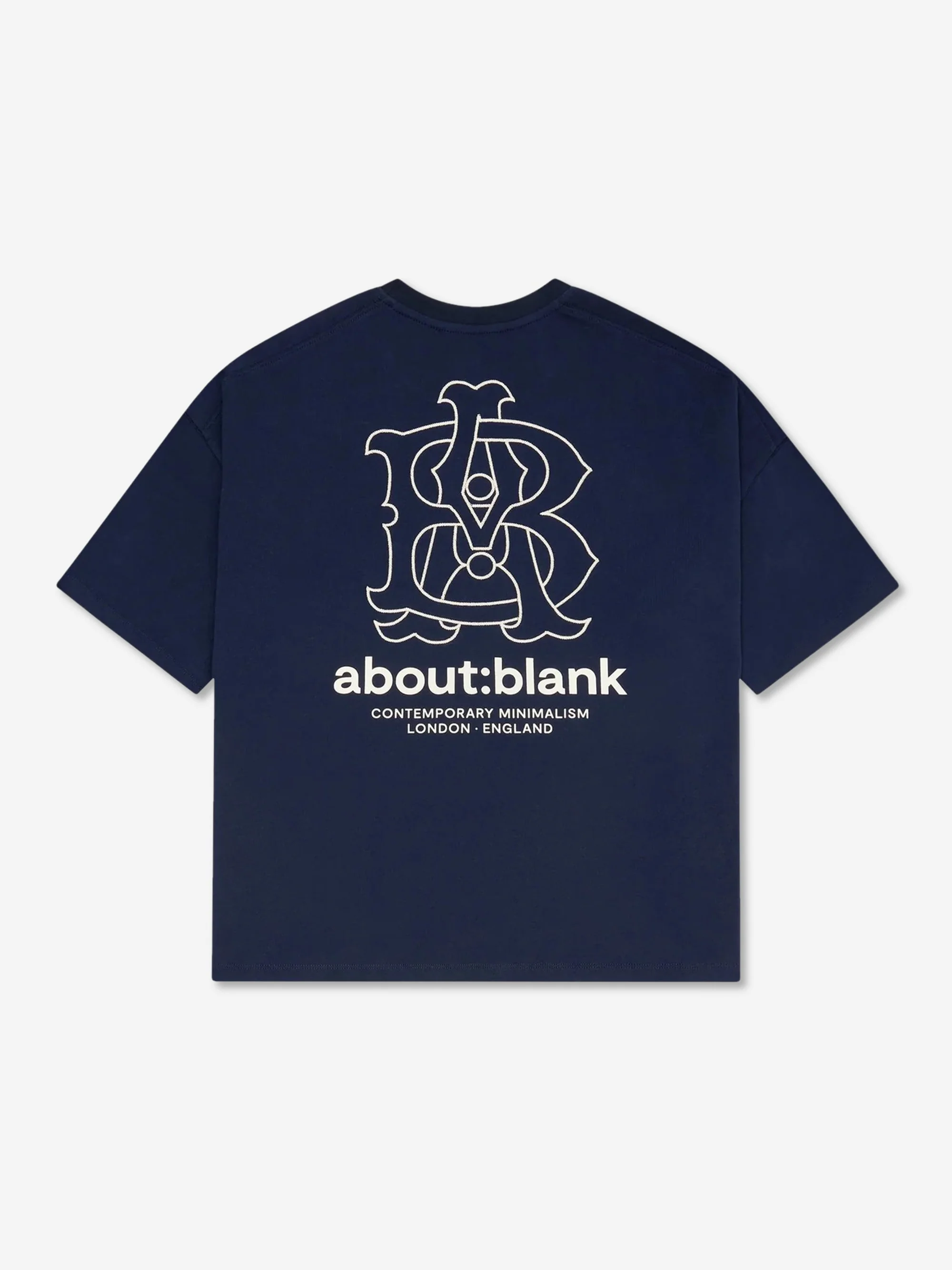 about:blank Emblem T-Shirt - Navy - Image 2