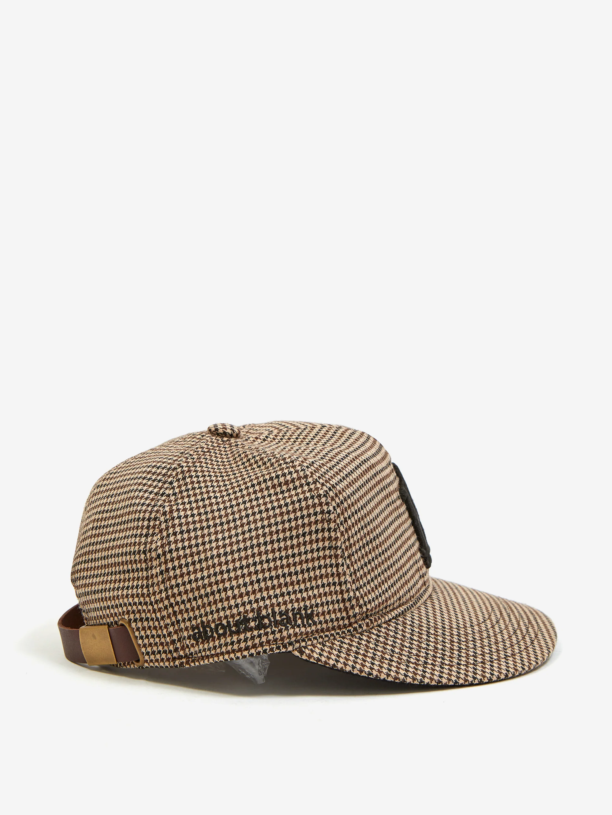 about:blank Monogram Puppy Tooth Cap - Brown/Sand - Image 2