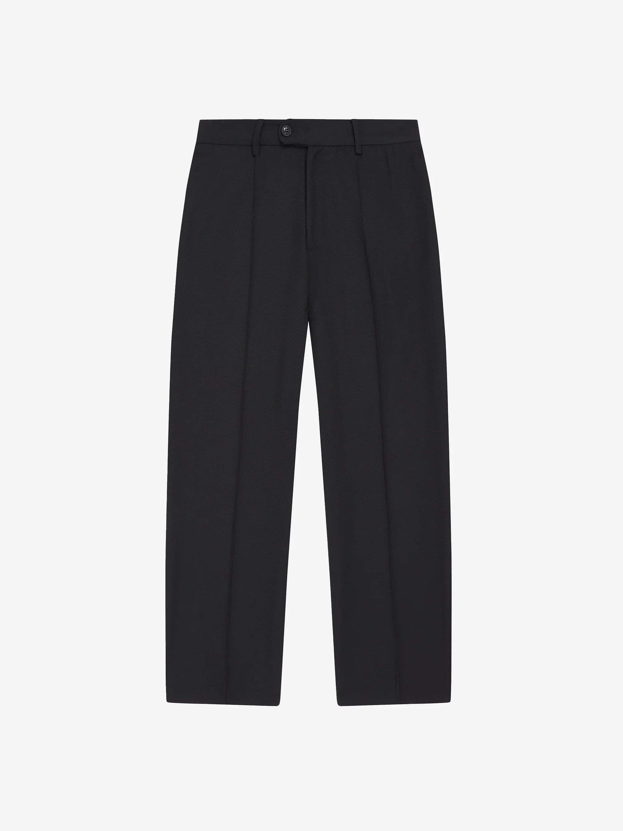about:blank Pleated Trouser - Black