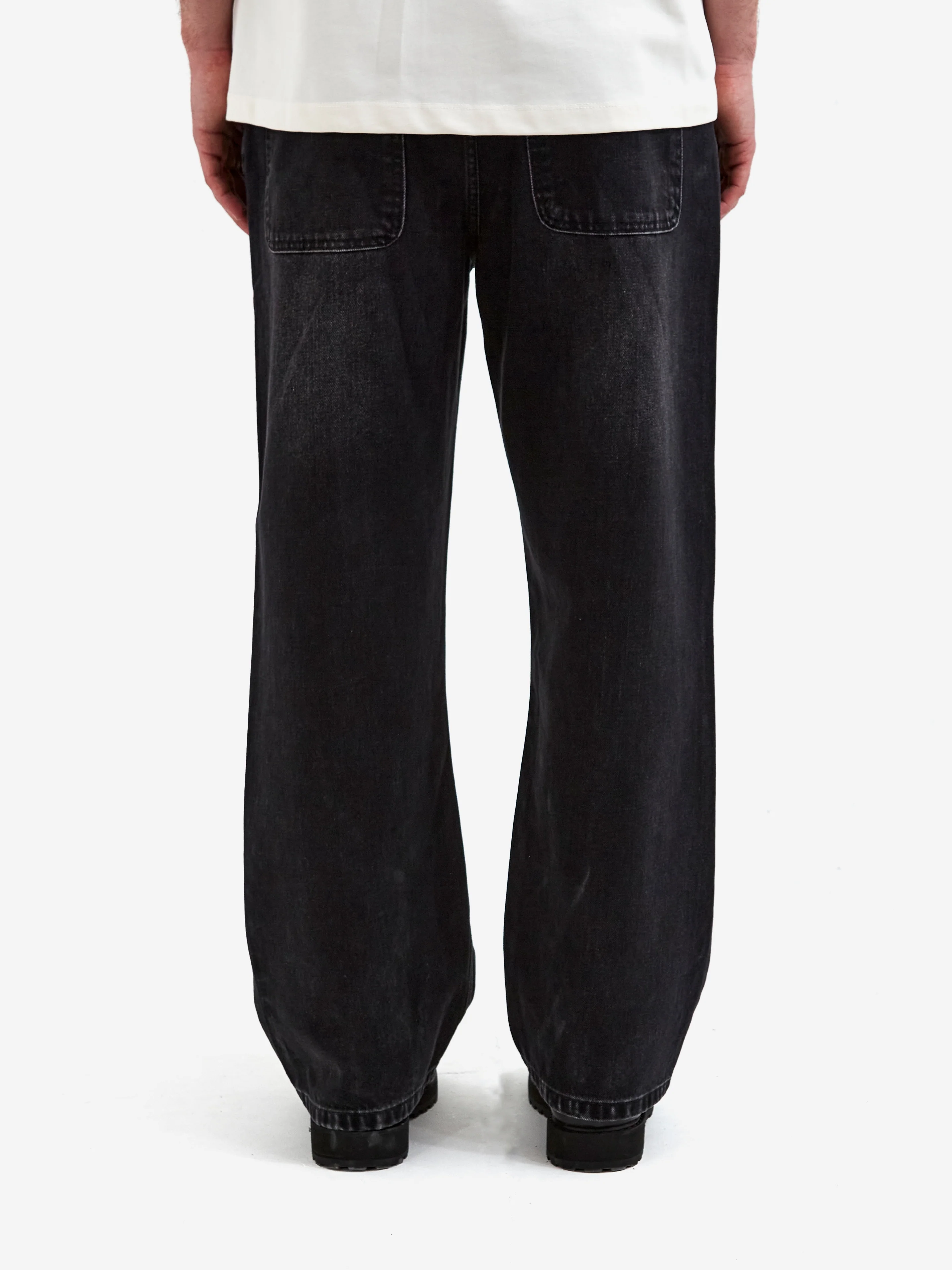 about:blank Relaxed Denim Jean - Black - Image 5