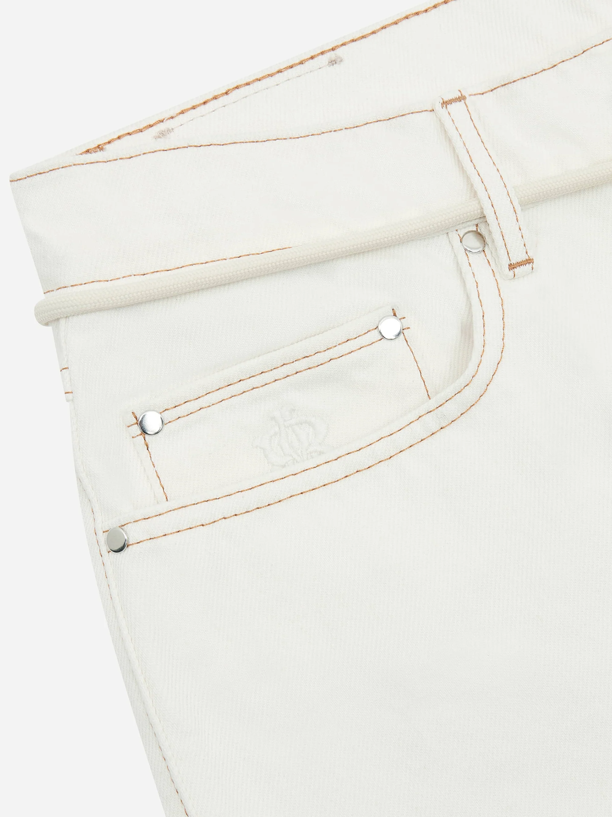 about:blank Relaxed Denim Jean - Ecru - Image 3