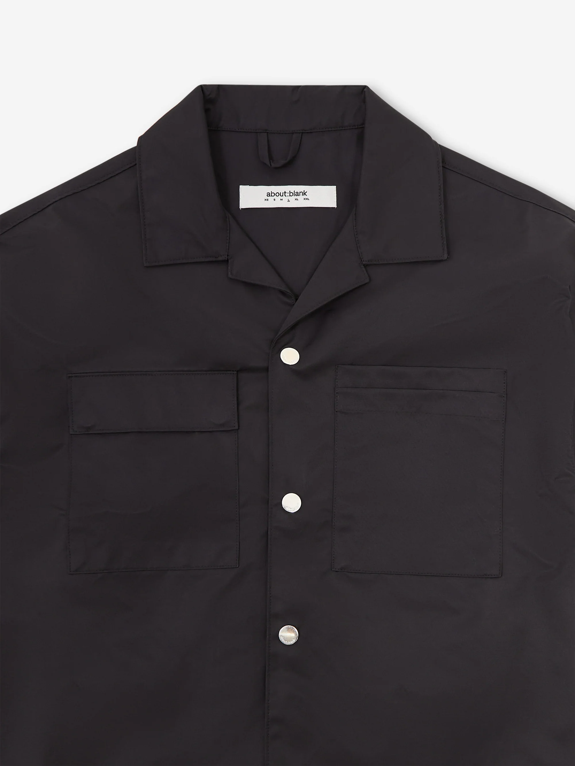 about:blank Utility Shirt - Black - Image 2