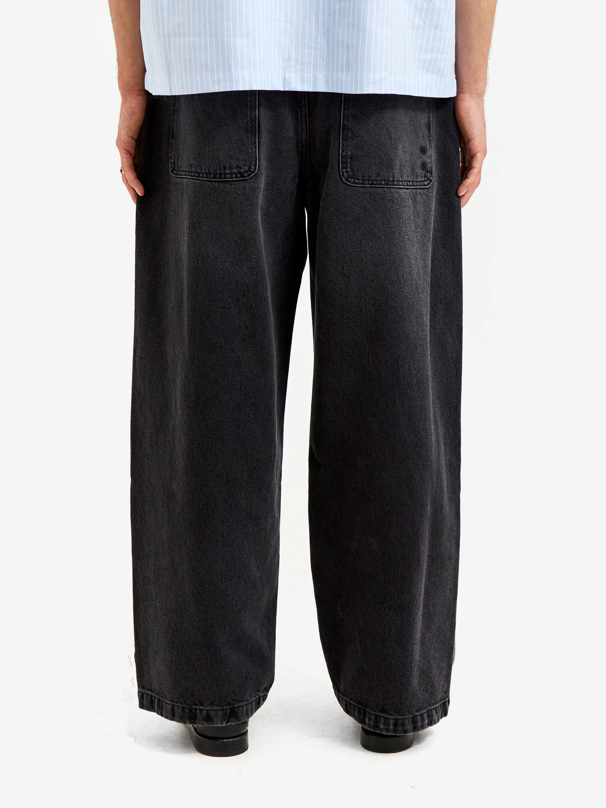 about:blank Wide Leg Denim - Vintage Black - Image 6