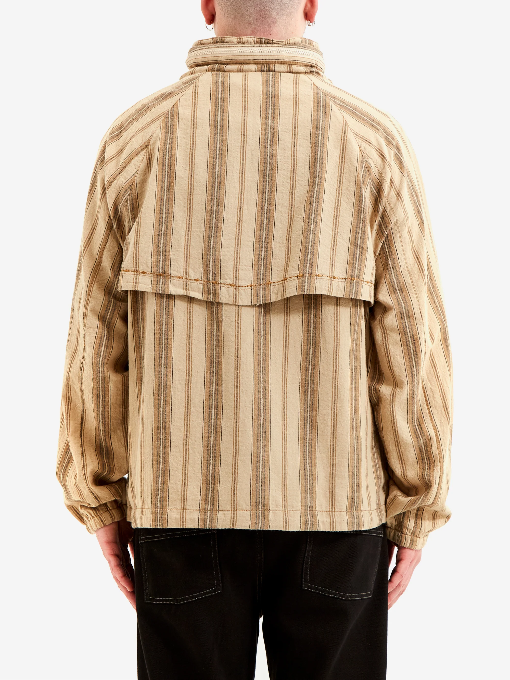 ACMH by Magic Castles Beyond Zip Through Jacket - Beige Stripe - Image 8