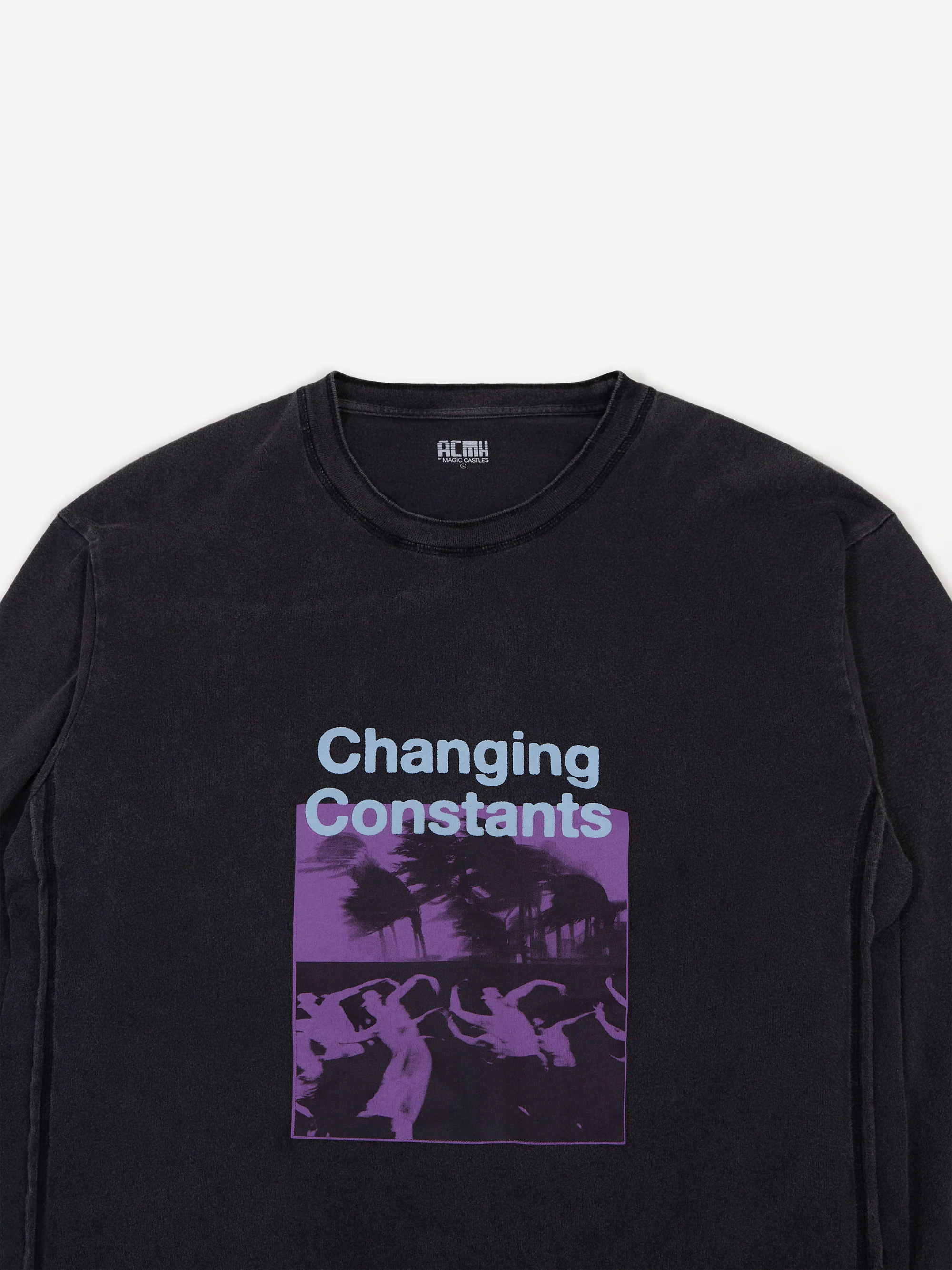 ACMH by Magic Castles Changing Constance Long Sleeve Tee - Strong Vintage Black - Image 2