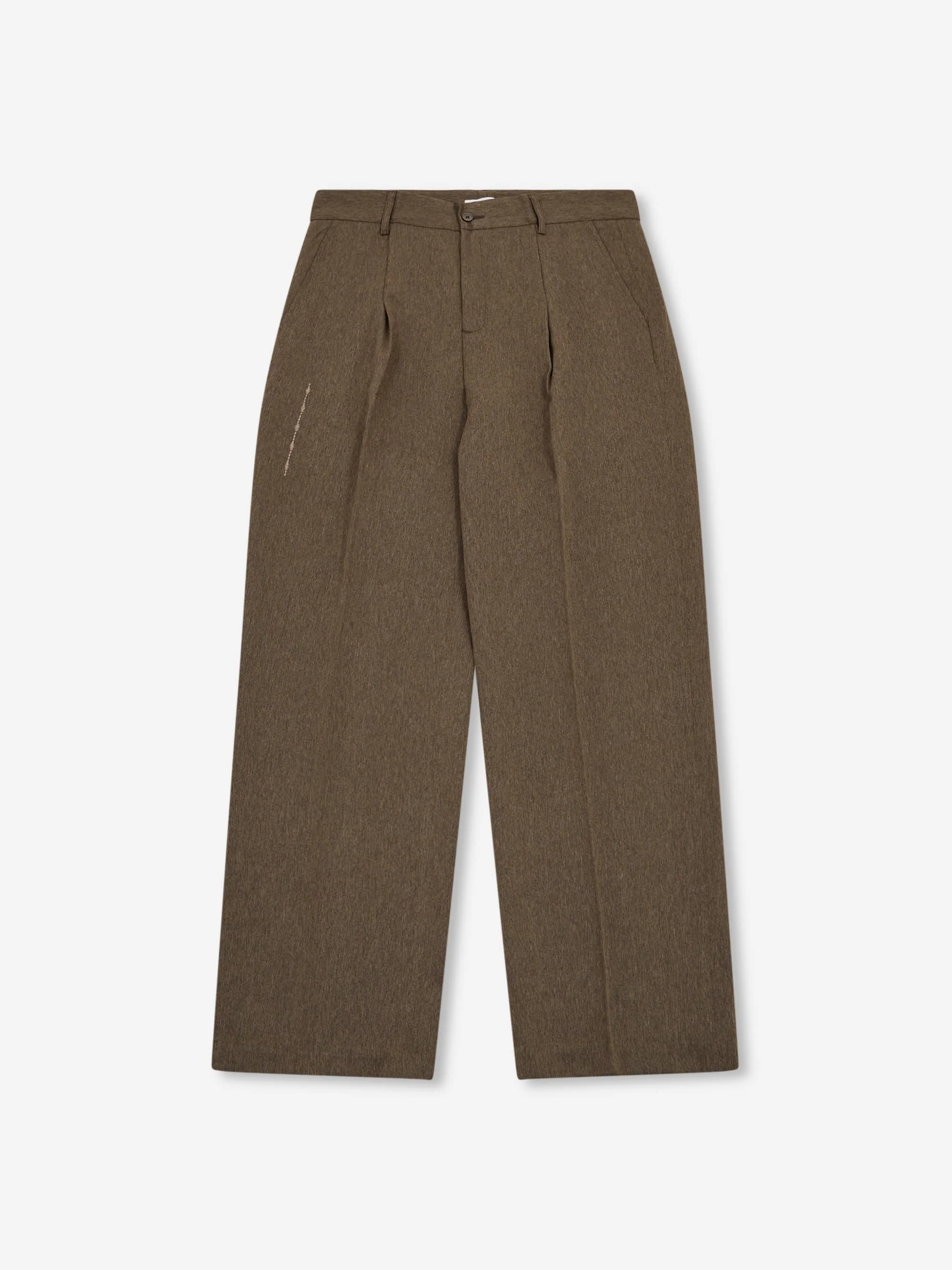 ACMH By Magic Castles Hollis Pant - Rich Brown Herringbone