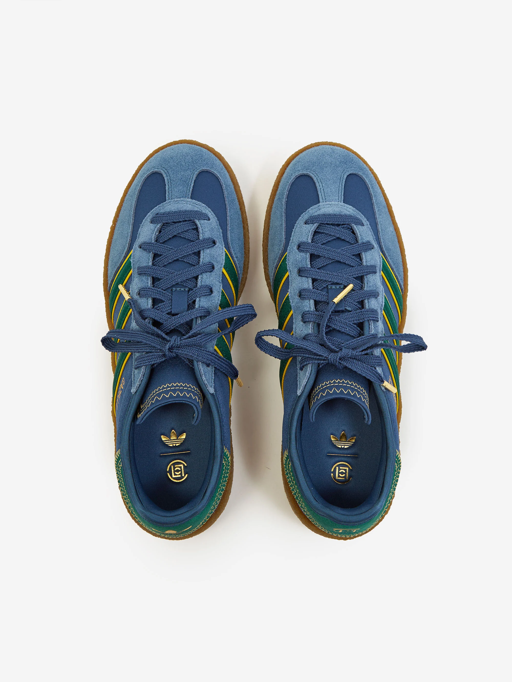 Adidas Gazelle Crepe x Clot By Edison Chen - Night Marine/Hazel Yellow - Image 5