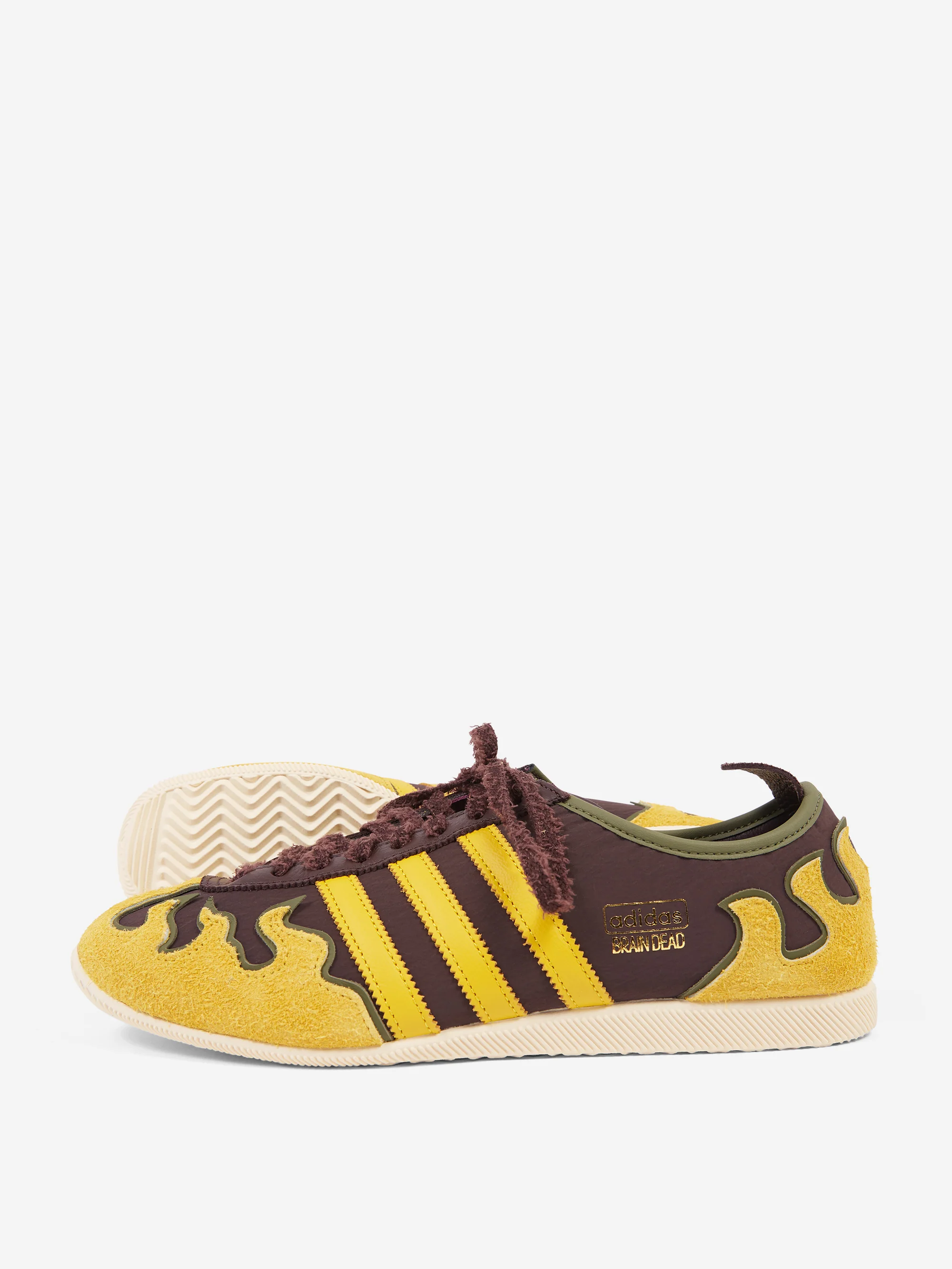 Adidas x Brain Dead Japan Low - Shadow Brown/Hazel Yellow/Off White - Image 7