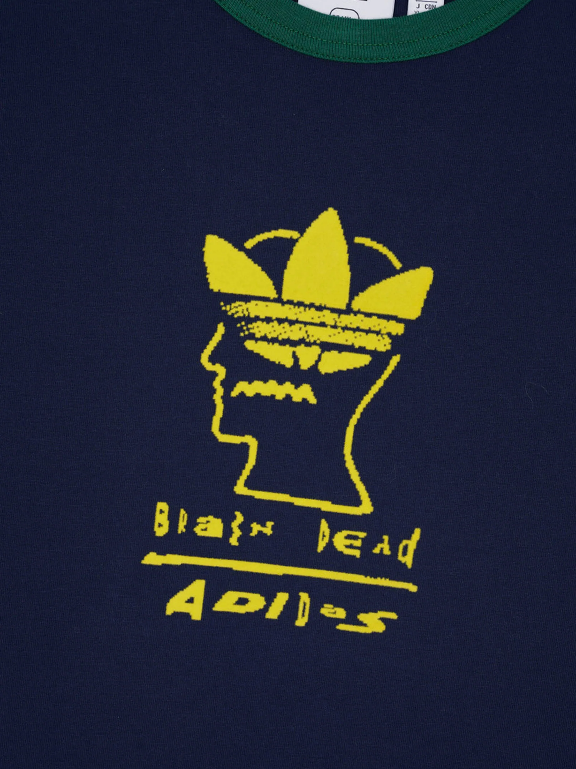 Adidas x Brain Dead Tee - Collegiate Navy - Image 3