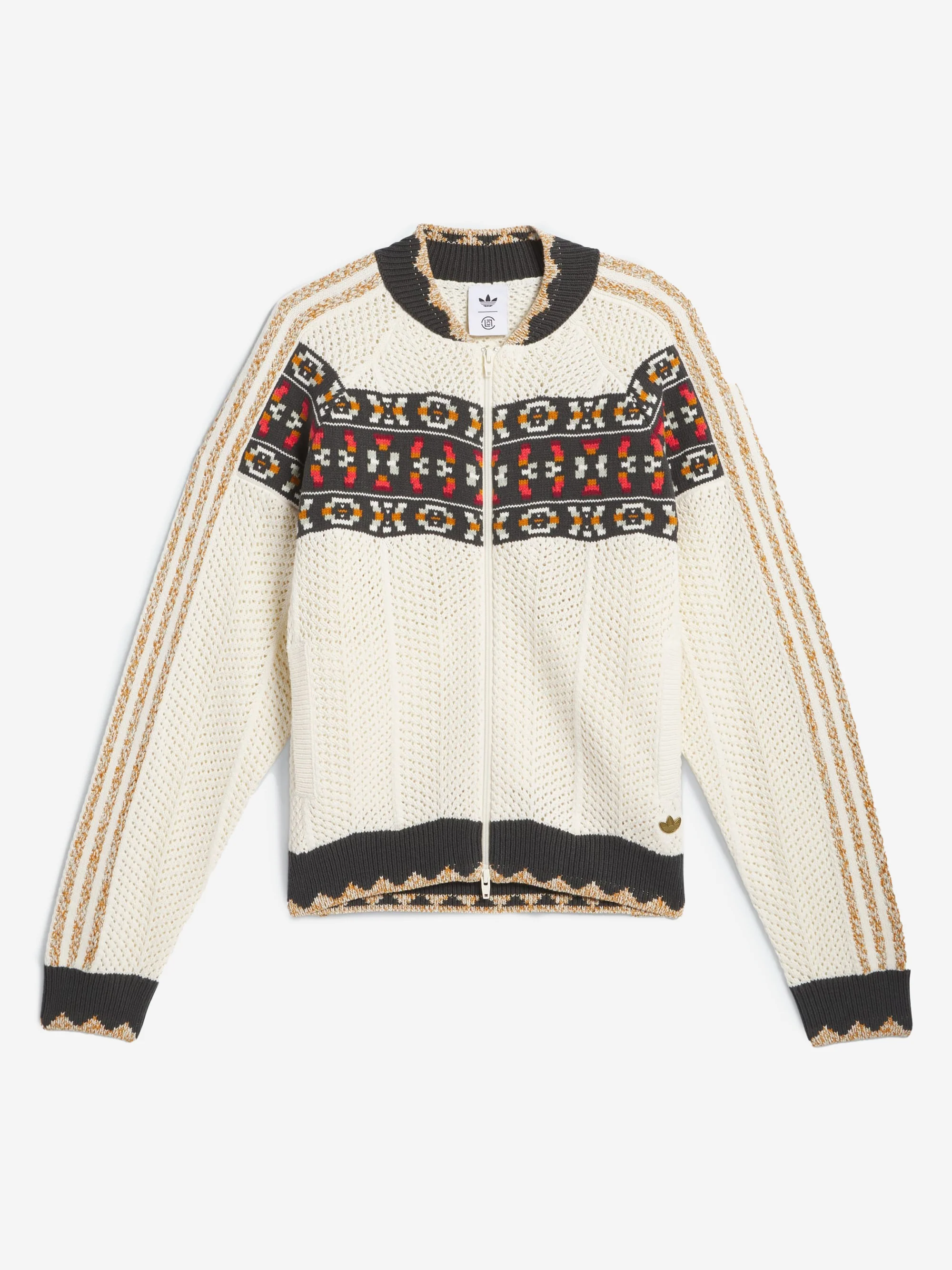 Adidas x Clot Crochet SST Track Top - Cream White