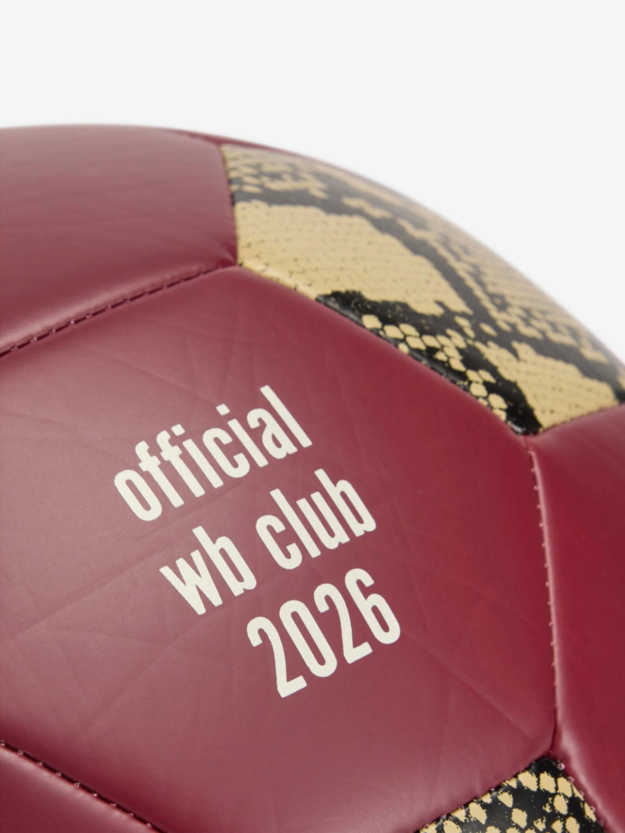 Adidas x Wales Bonner Football Ball - Collegiate Burgundy - Image 2