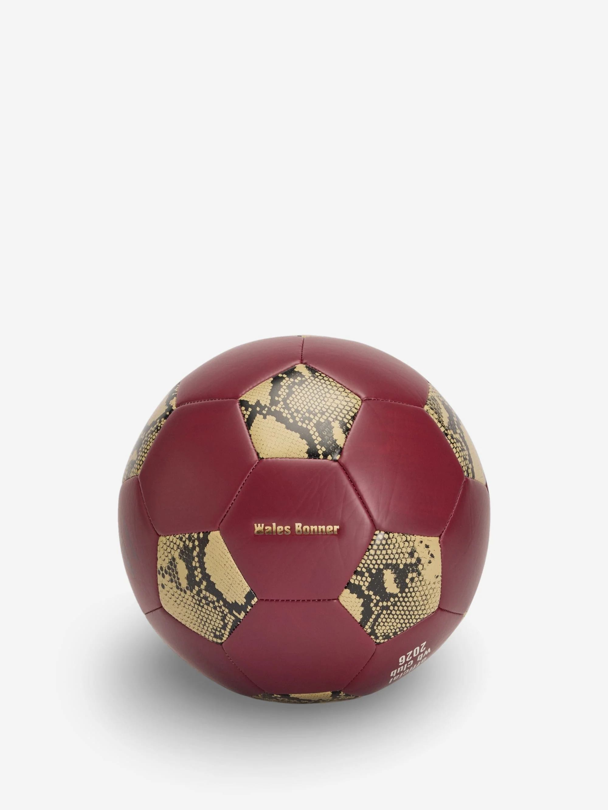 Adidas x Wales Bonner Football Ball - Collegiate Burgundy - Image 3