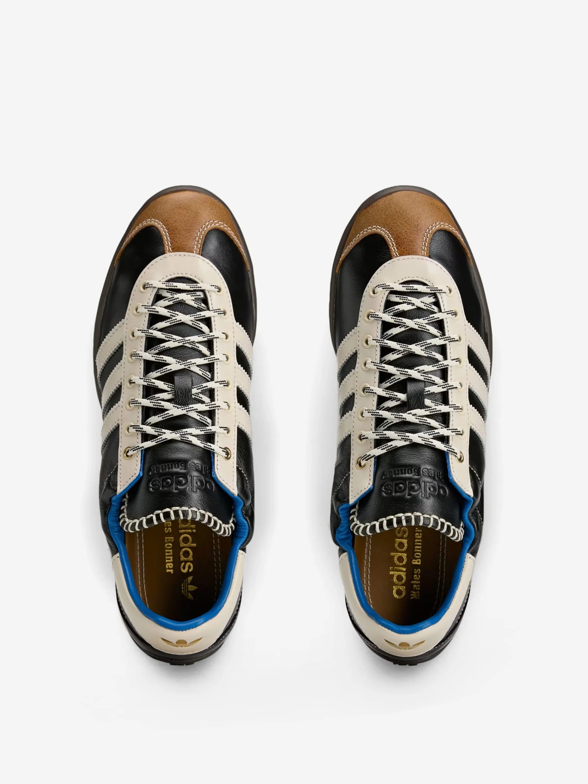Adidas x Wales Bonner Karintha OG - Core Black/Wonder White/Lush Blue - Image 3