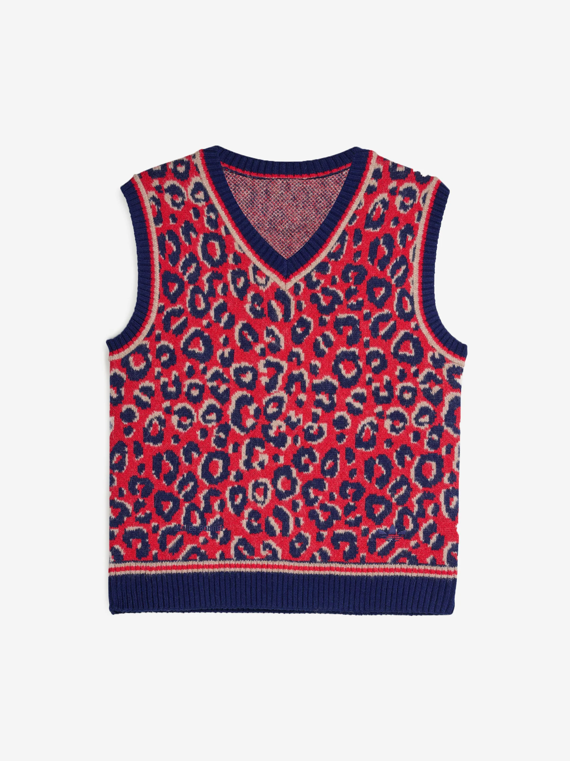 Adidas x Wales Bonner Knit Vest - Con Navy/Mag Beige/Better Scarlet