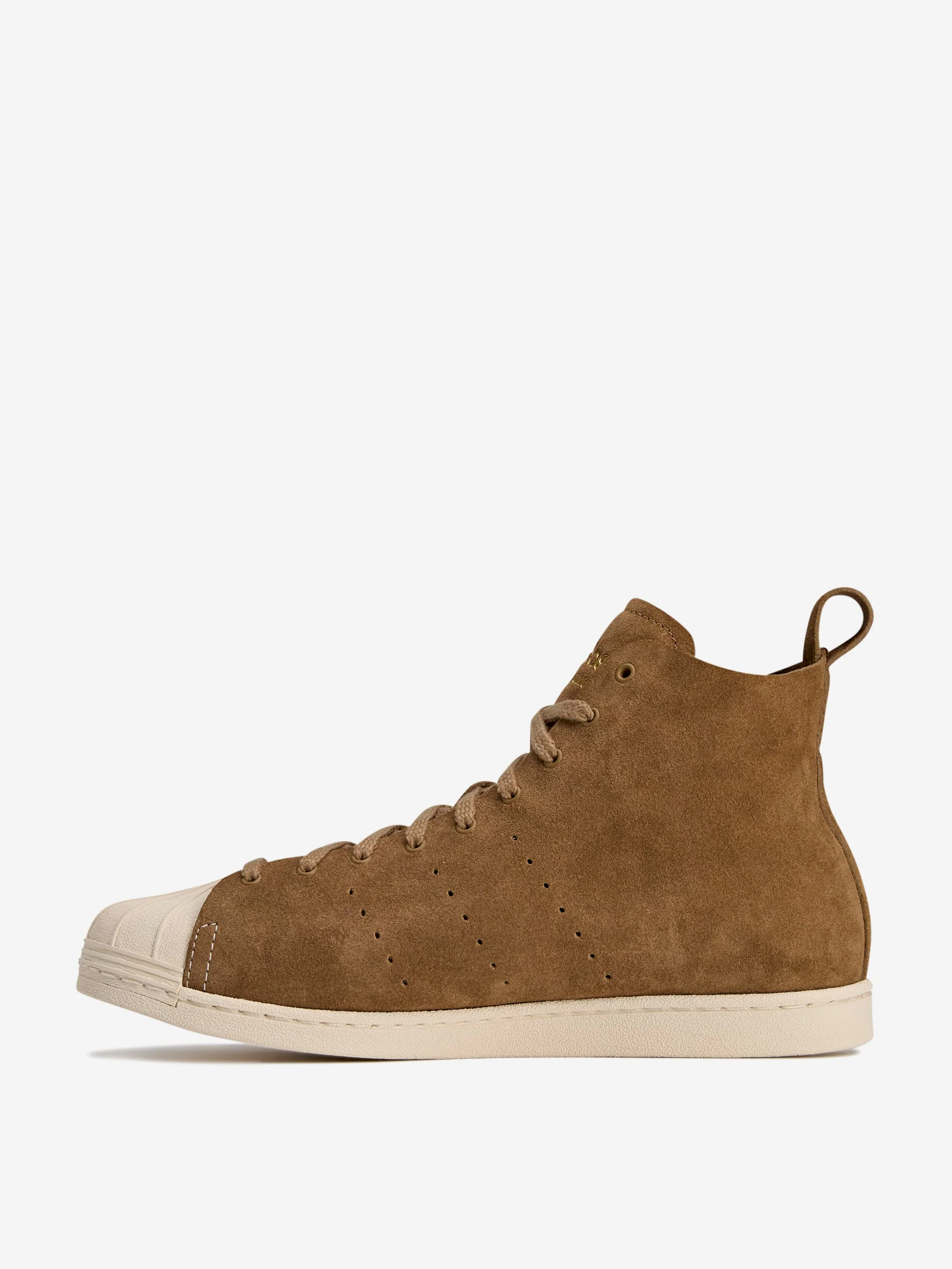 Adidas x Wales Bonner Superstar Hi - Chalk White/Night Brown - Image 3