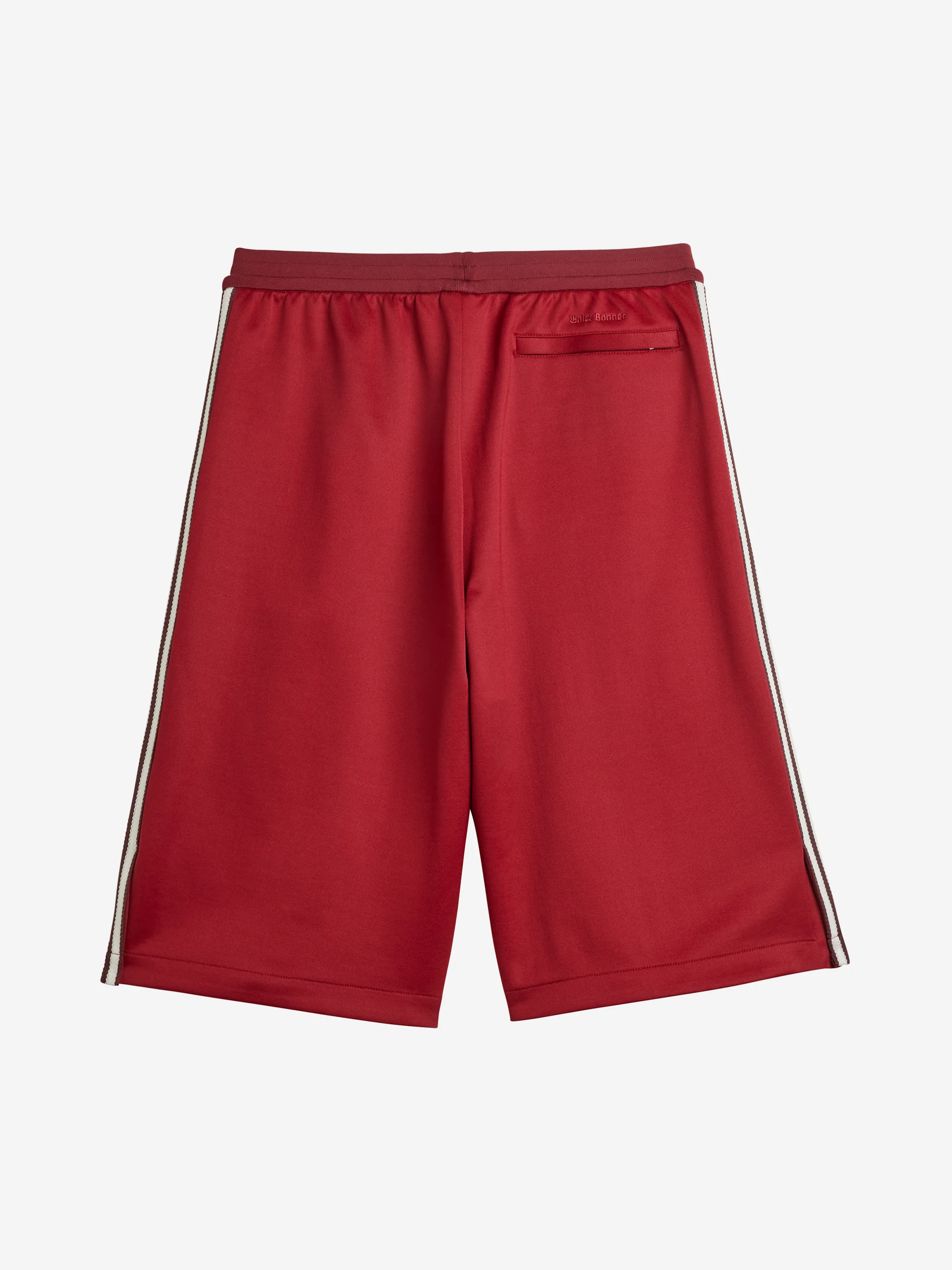 Adidas x Wales Bonner Track Shorts - Collegiate Burgundy - Image 3