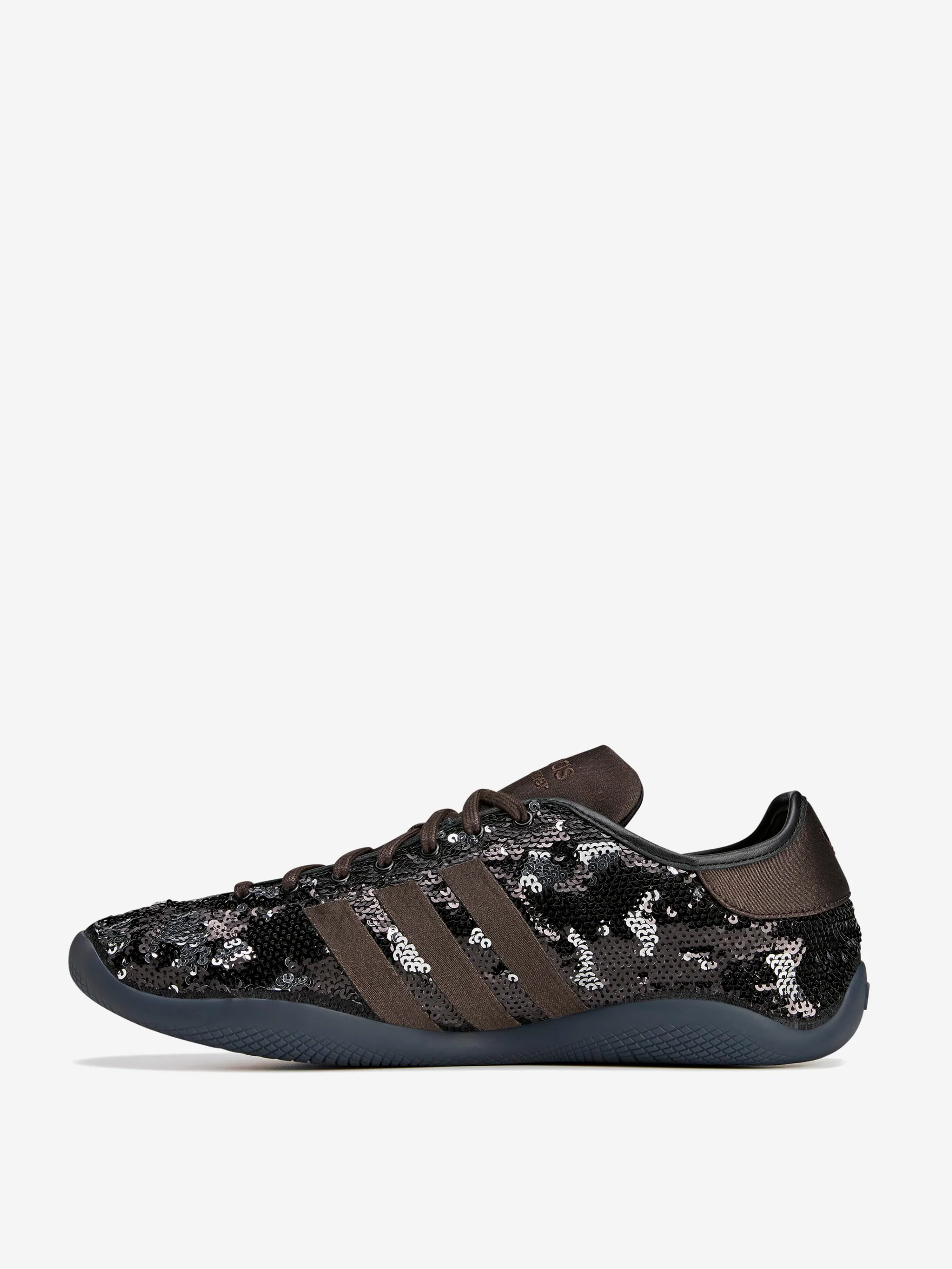 Adidas x Wales Bonner Karintha Sequin -  Core Black/Silver Met./Dark Brown - Image 3