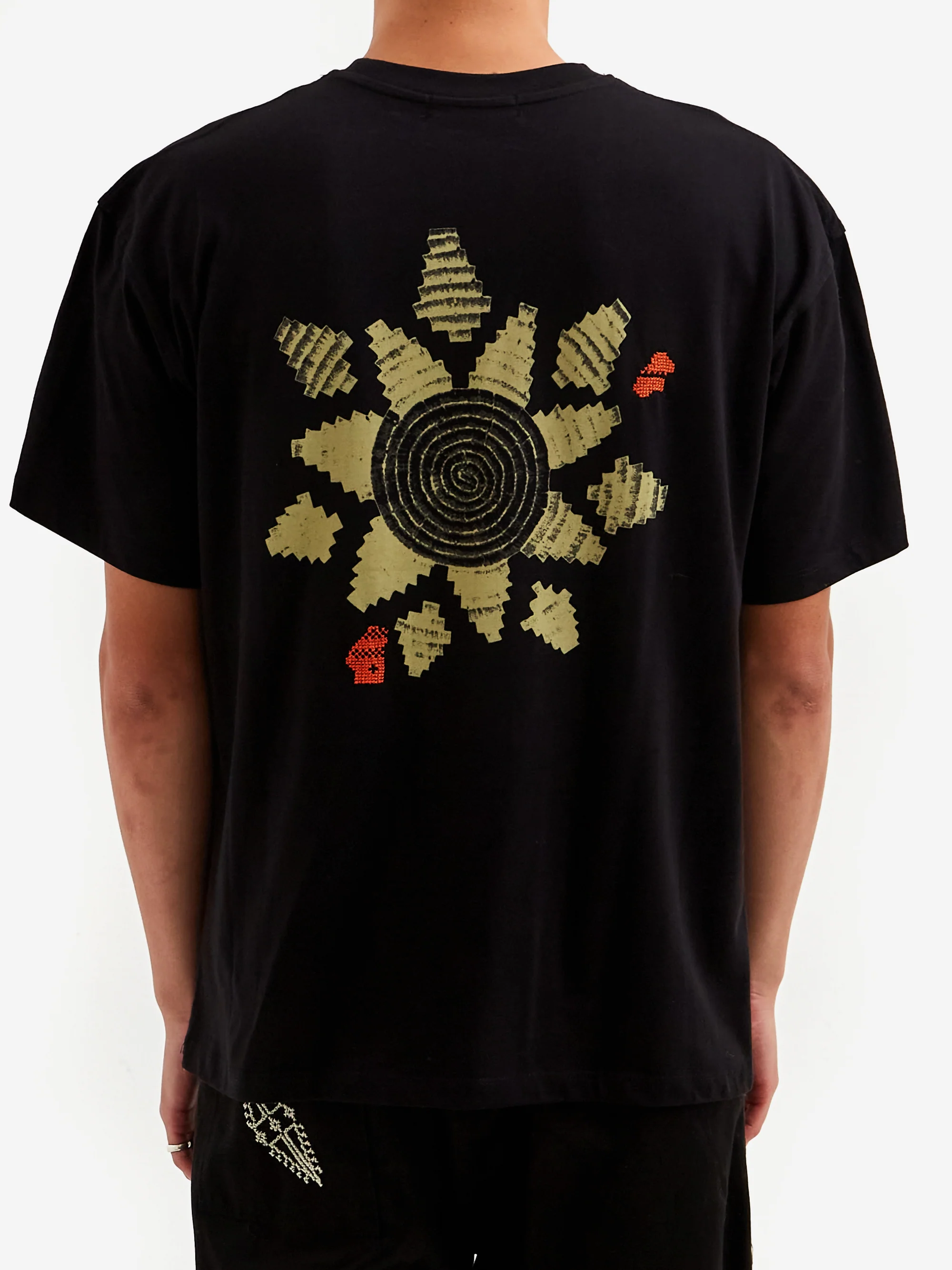 Adish Alkhws Logo Short Sleeve T-Shirt - Black - Image 6