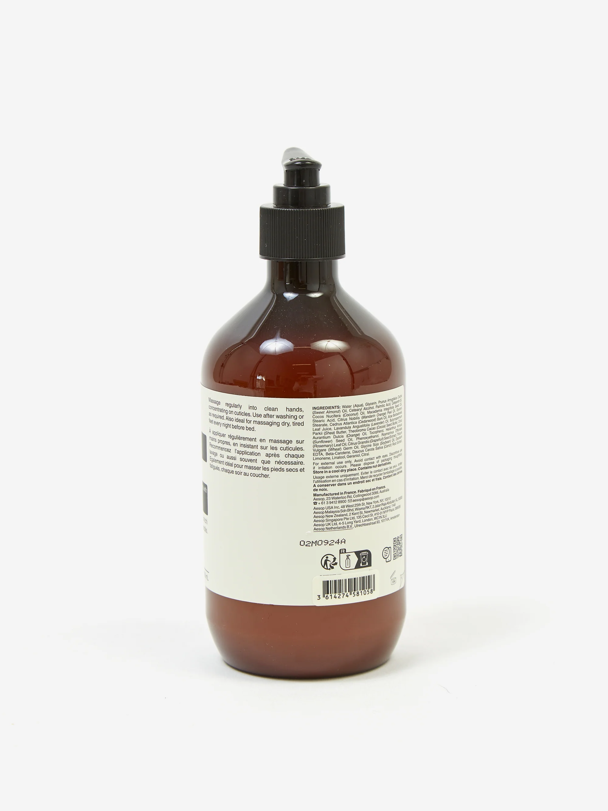 Aesop Resurrection Aromatique Hand Balm 500mL - Image 3
