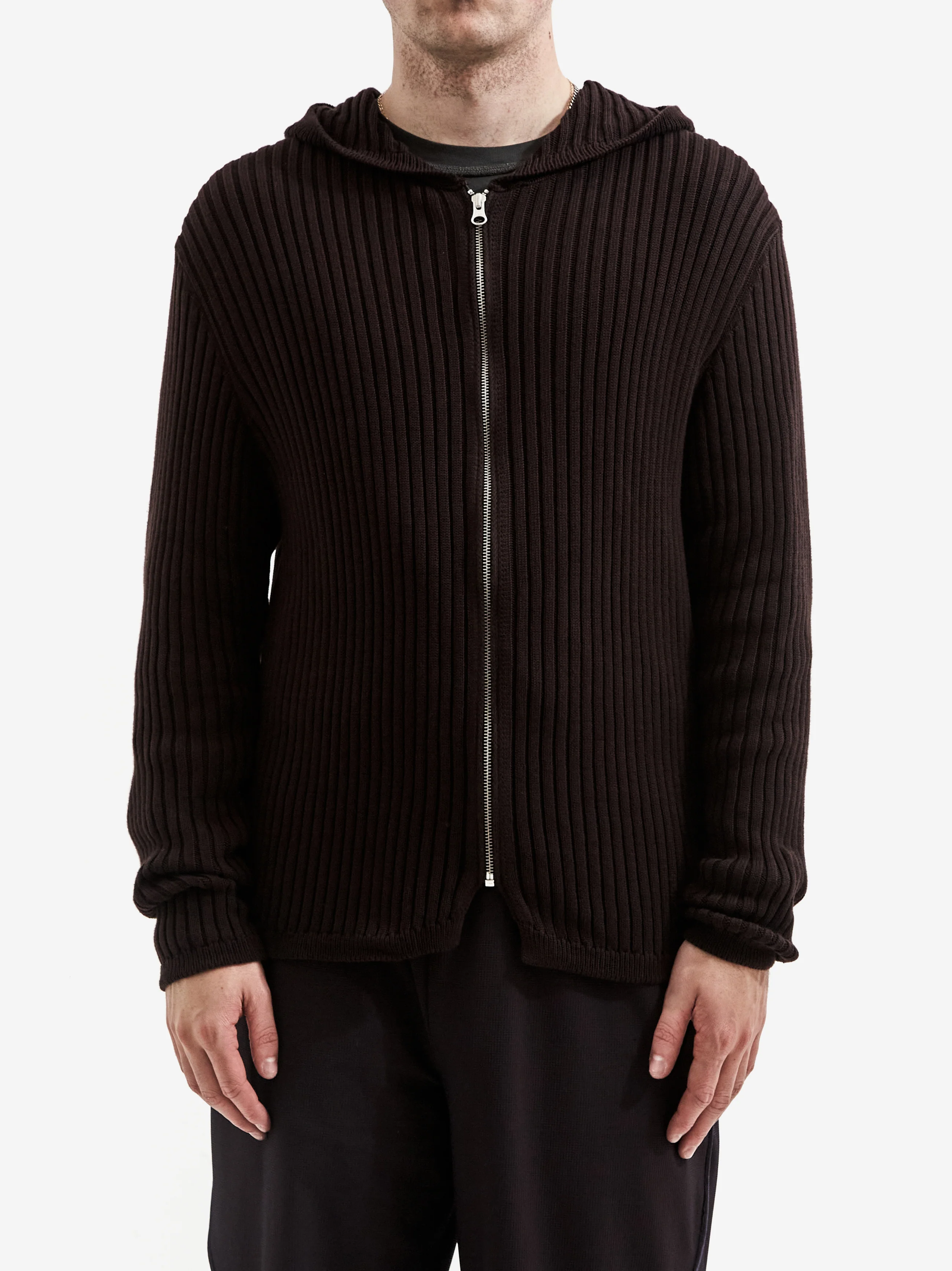 AFFXWRKS Knit Hoodie - Russet - Image 2