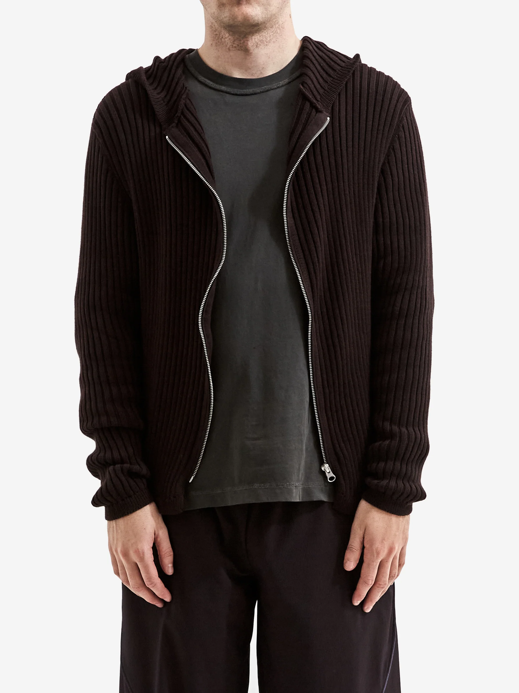 AFFXWRKS Knit Hoodie - Russet - Image 7