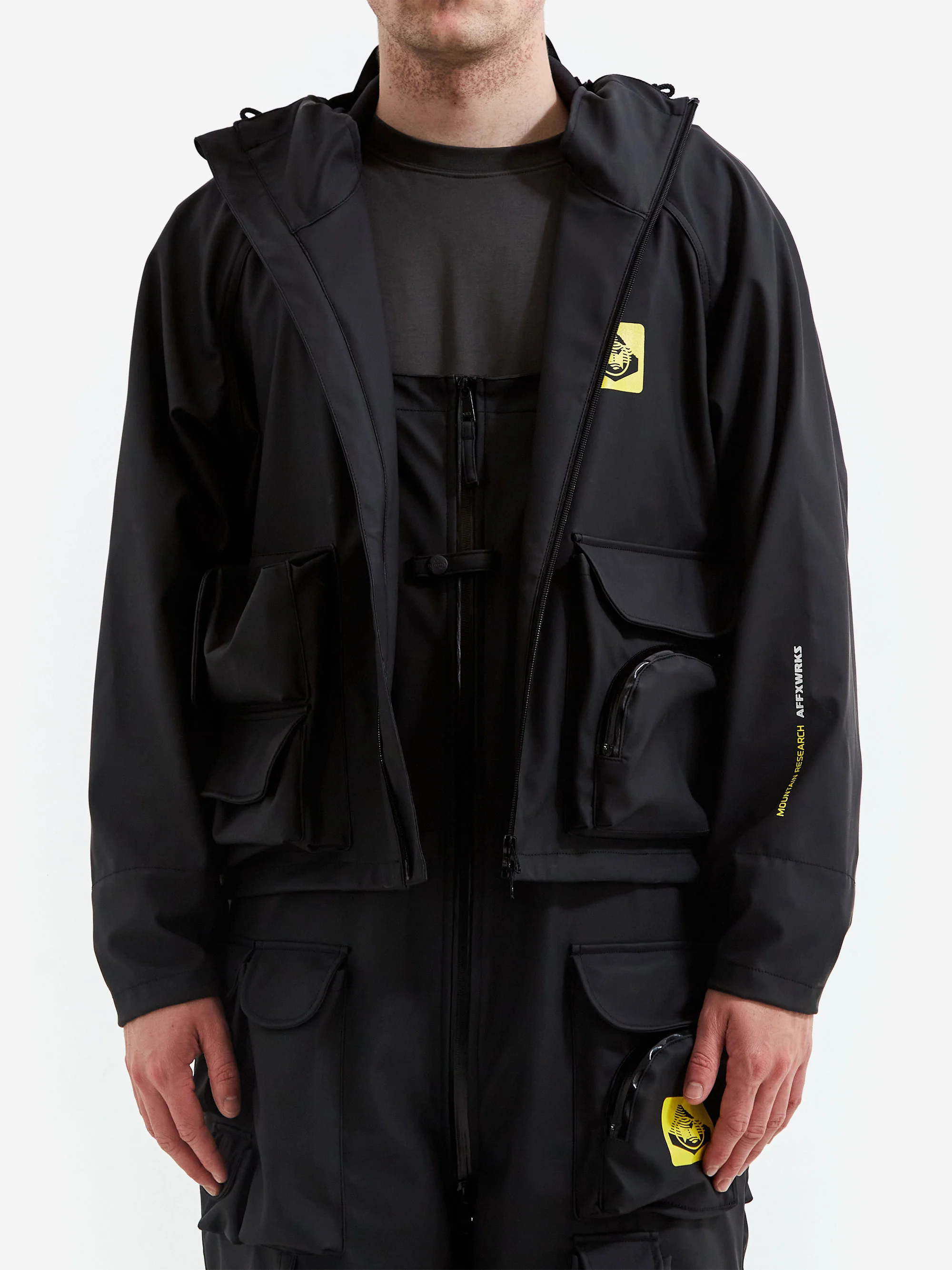 AFFXWRKS x Mountain Research AWMR Wading Jacket - Soft Black - Image 2