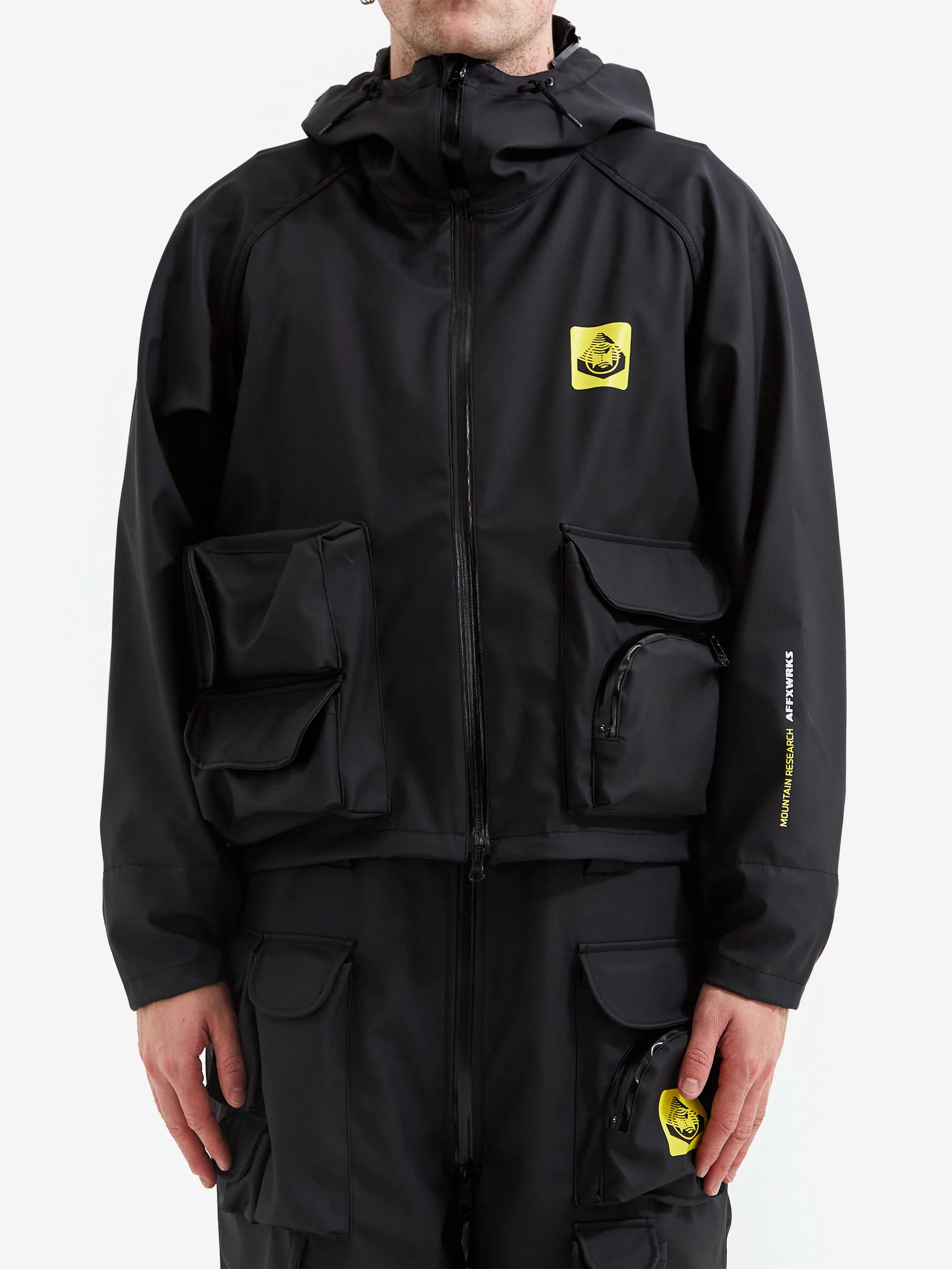AFFXWRKS x Mountain Research AWMR Wading Jacket - Soft Black - Image 3