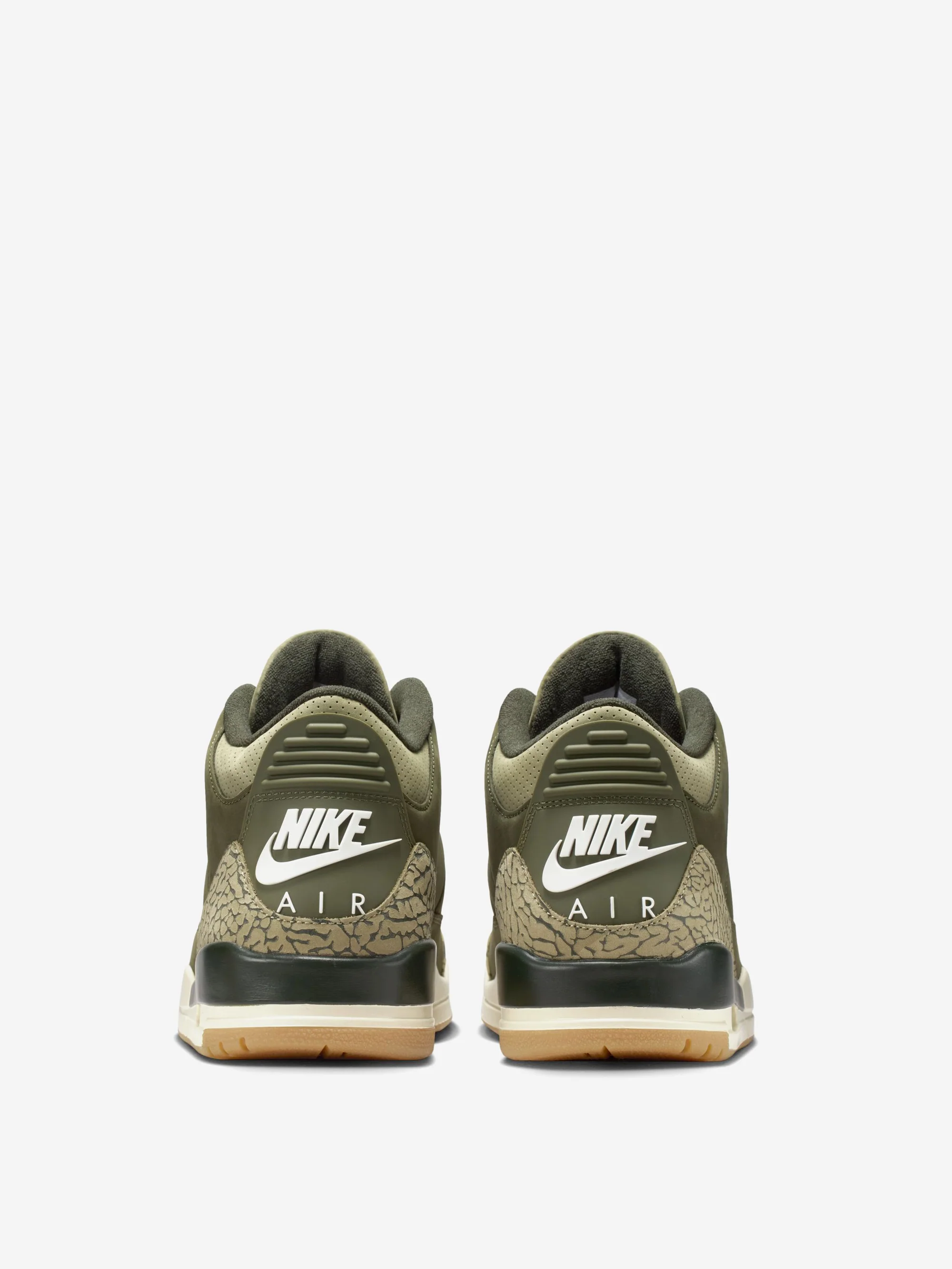 Air Jordan 3 Retro - Medium Olive/Sequoia-Neutral Olive-Sail-Total Crimson - Image 4