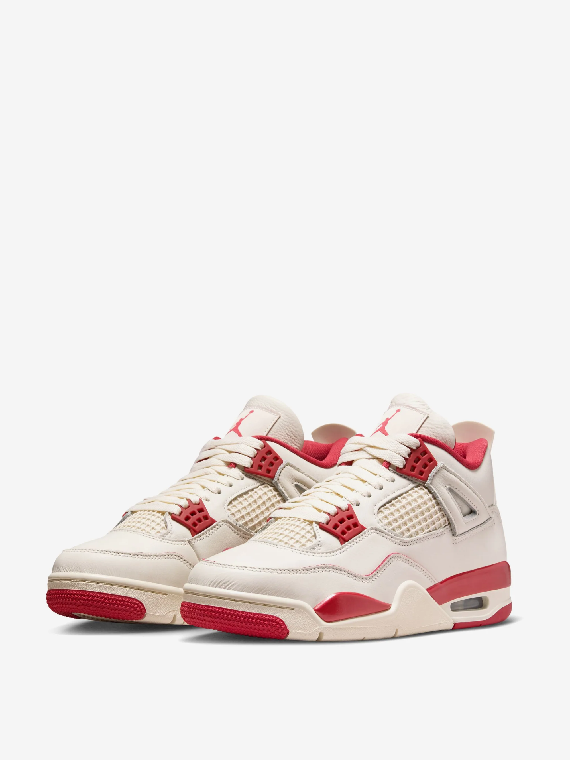 Air Jordan 4 Retro 'Love letter' - Pale Ivory/Sierra Red-Tough Red - Image 2