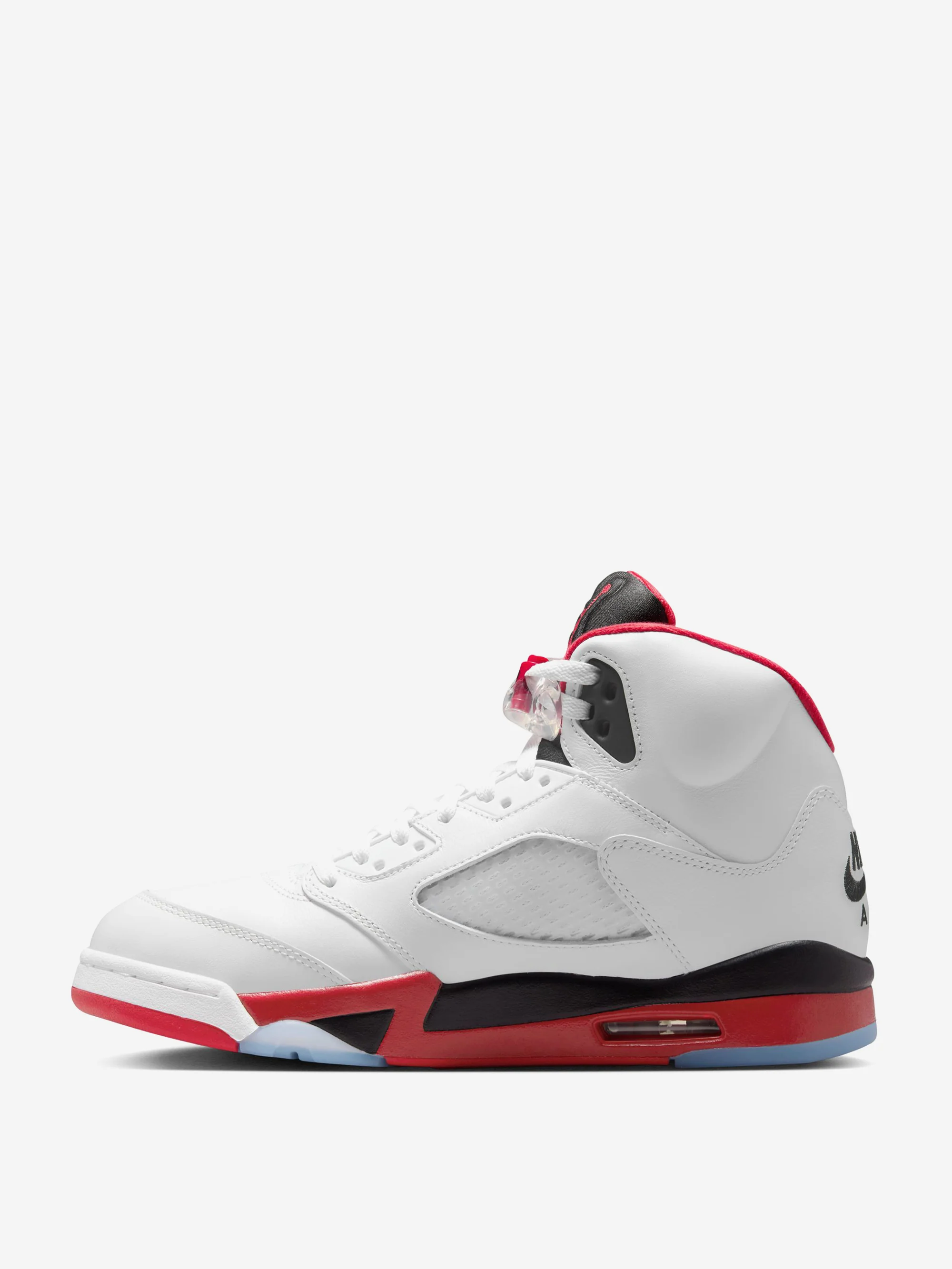 Air Jordan 5 Retro OG - White/Fire Red-Black - Image 3