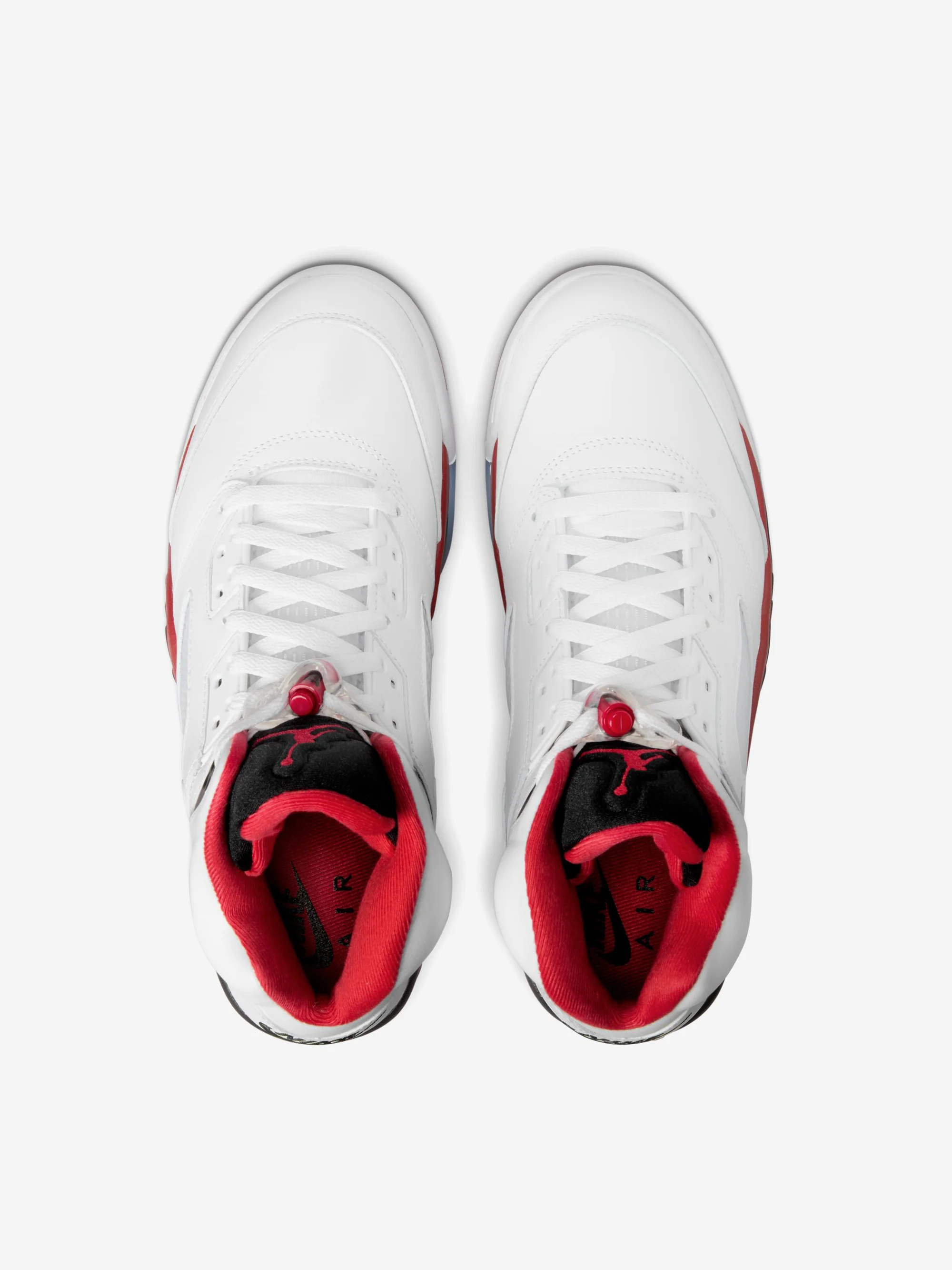 Air Jordan 5 Retro OG - White/Fire Red-Black - Image 4
