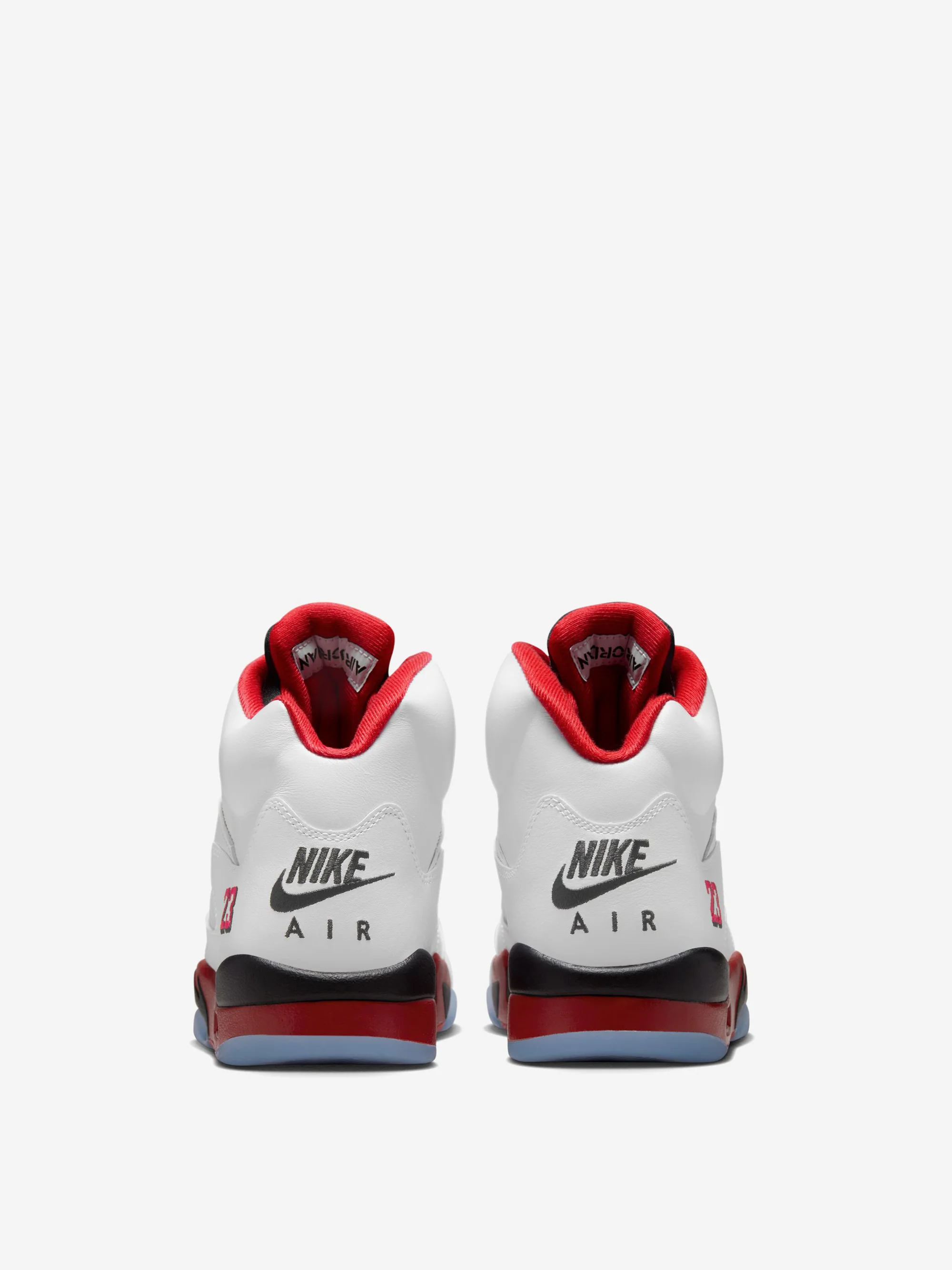 Air Jordan 5 Retro OG - White/Fire Red-Black - Image 5