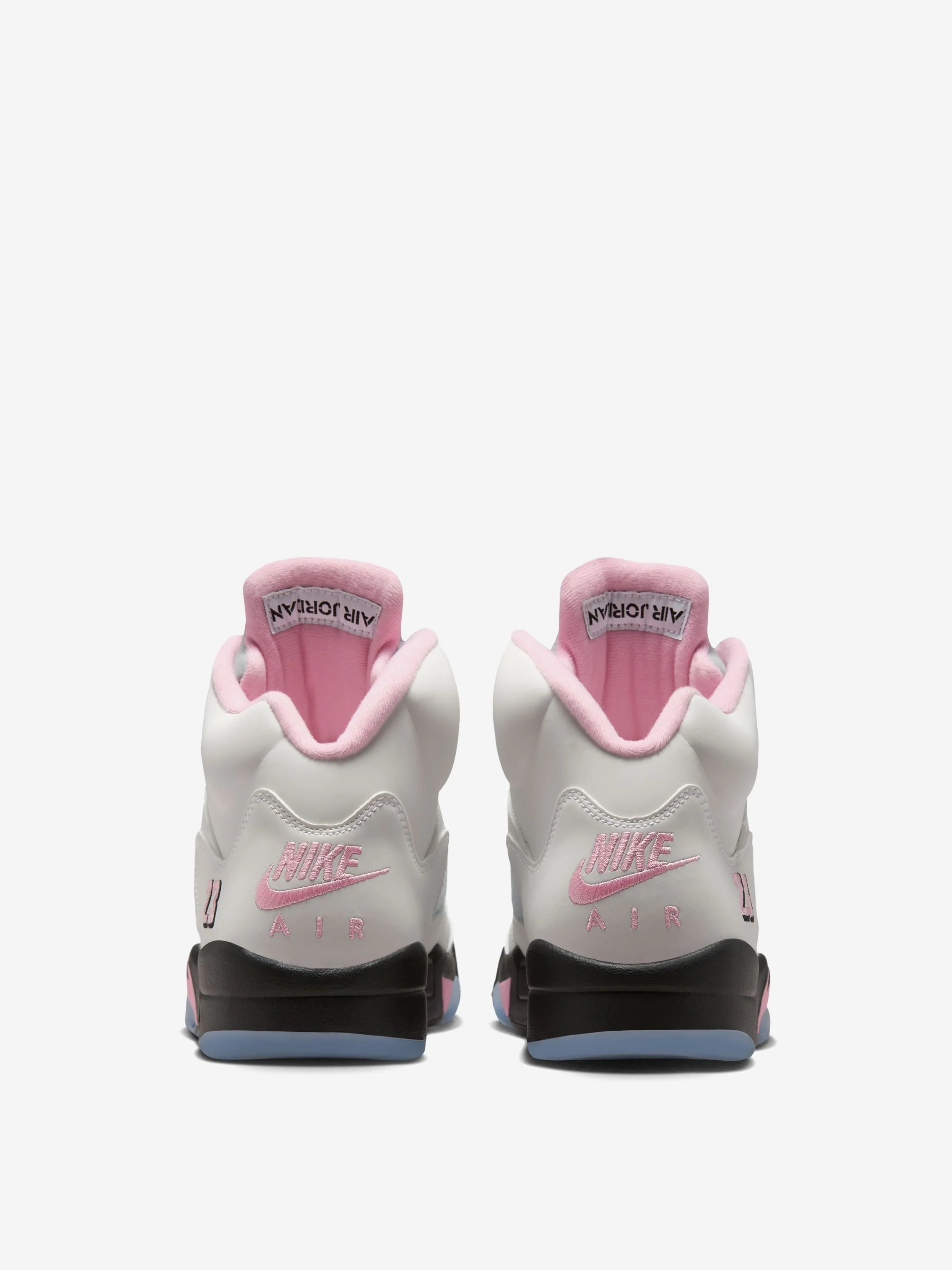 Air Jordan 5 Retro OG - White/Med Soft Pink-Black - Image 3