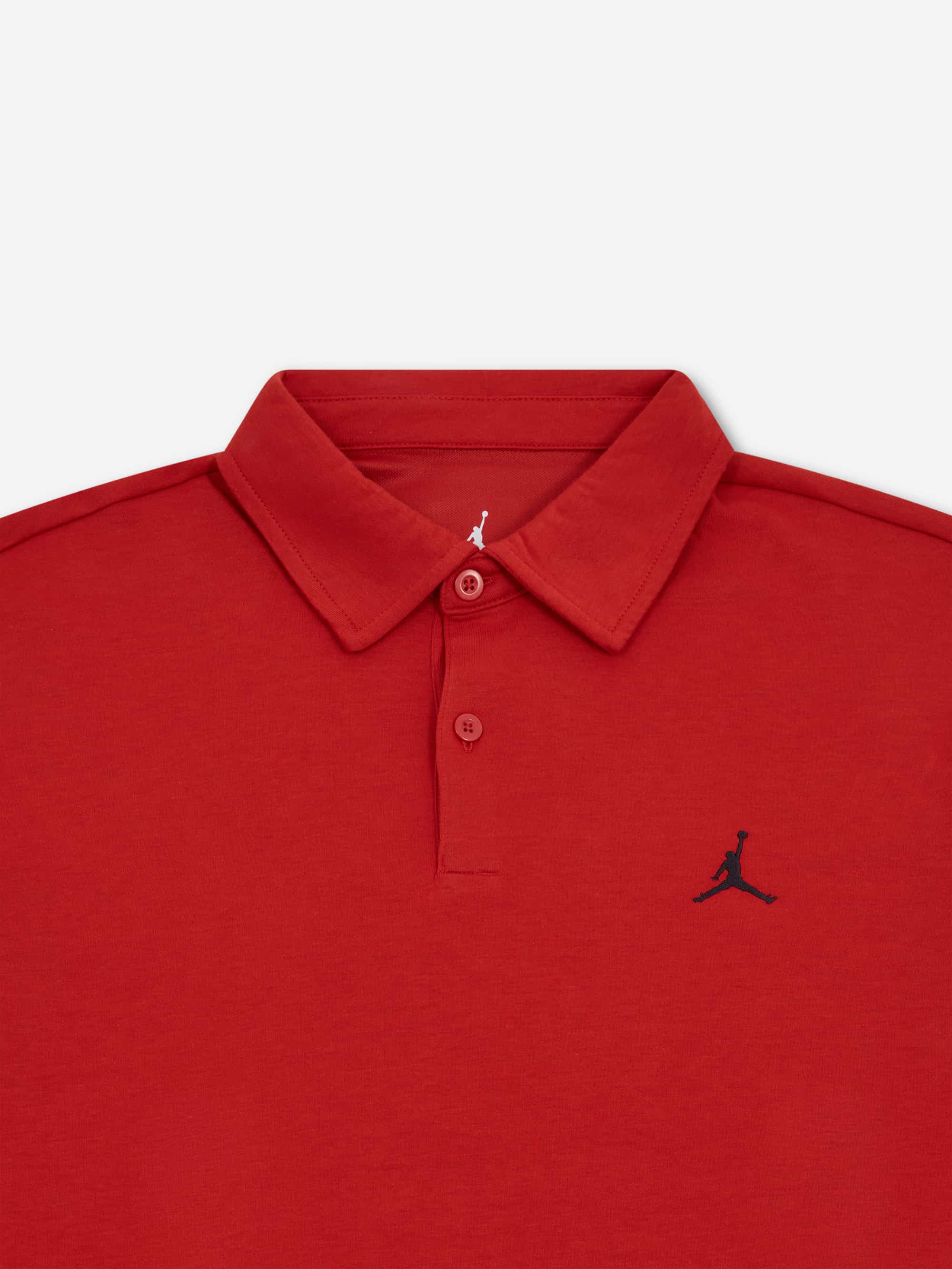 Air Jordan Golf Dri-Fit Golf Polo - Mystic Red - Image 2