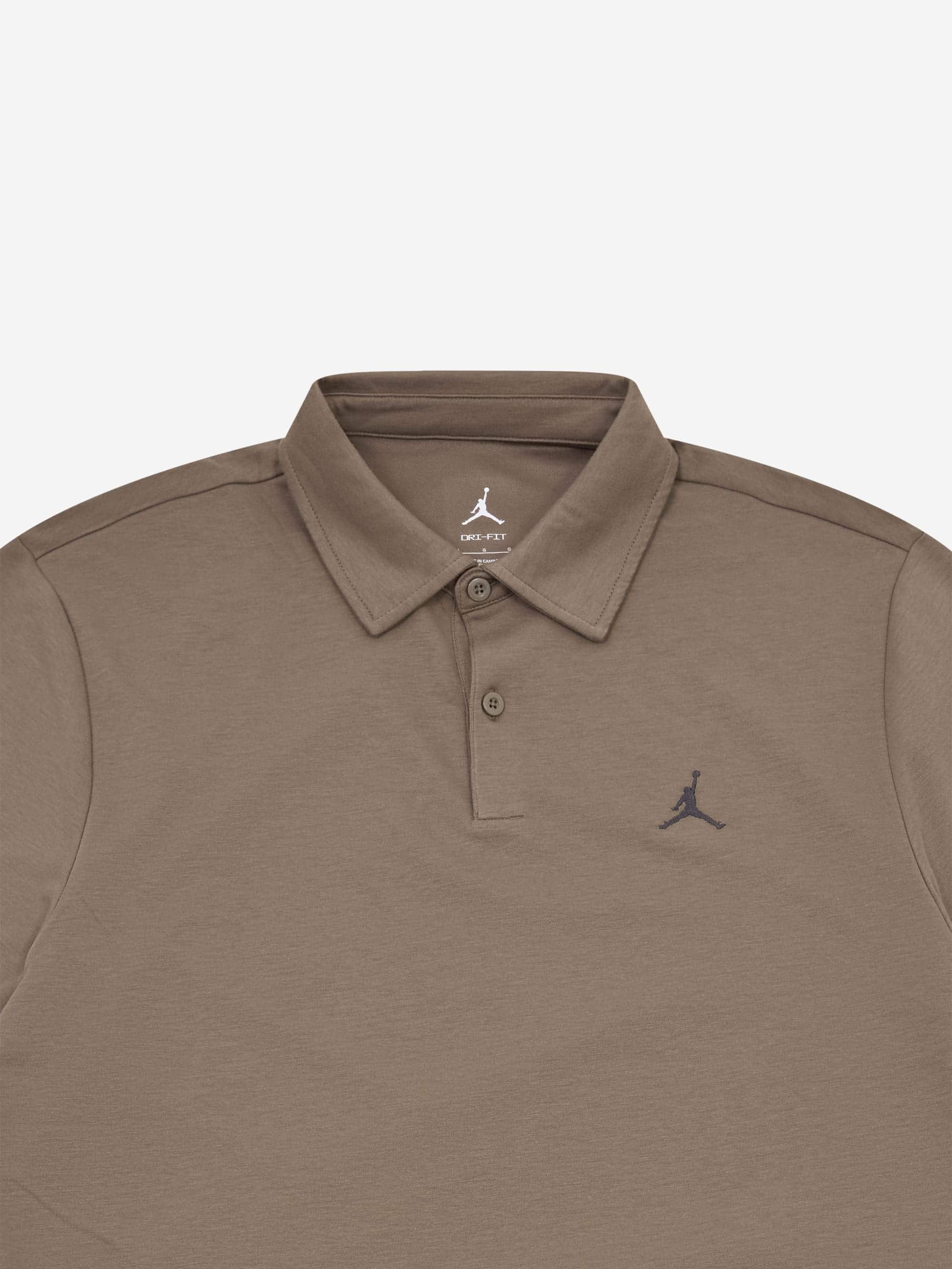 Air Jordan Golf Dri-Fit Golf Polo - Olive Grey - Image 2